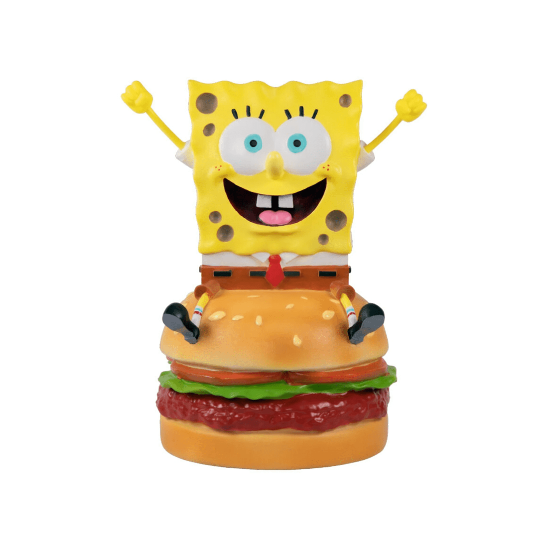 1 SpongeBob SquarePants On Hamburger Resin Statue 21cm Action Figure Collectible
 - multi, 1 of 4