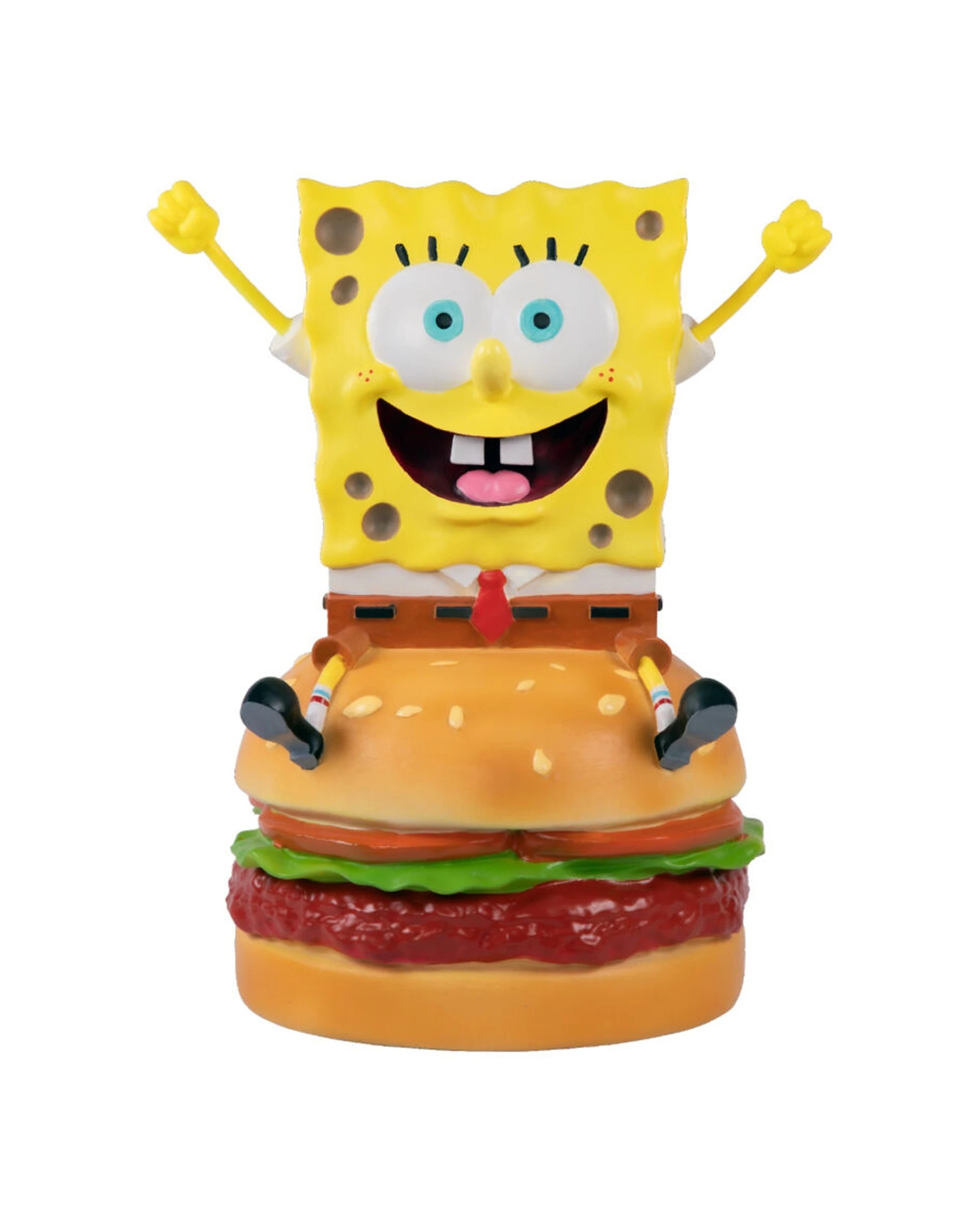 1 SpongeBob SquarePants On Hamburger Resin Statue 21cm Action Figure Collectible
 - multi, 1 of 4