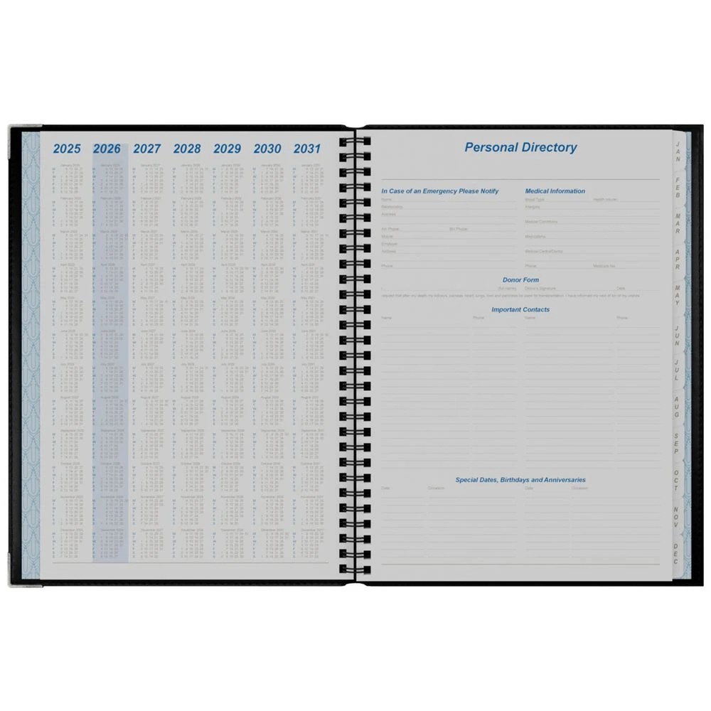 2 Upward B5 Week to View 2026 Deluxe Diary Black, 2 of 5