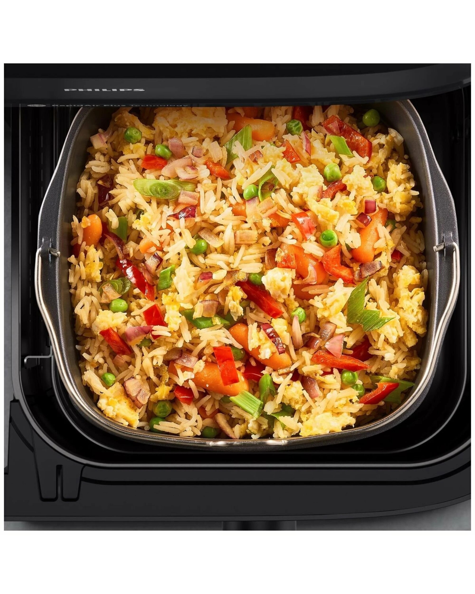 5 Philips 5000 Series 9L Dual Basket Airfryer XXL Steam Black, 5 of 5