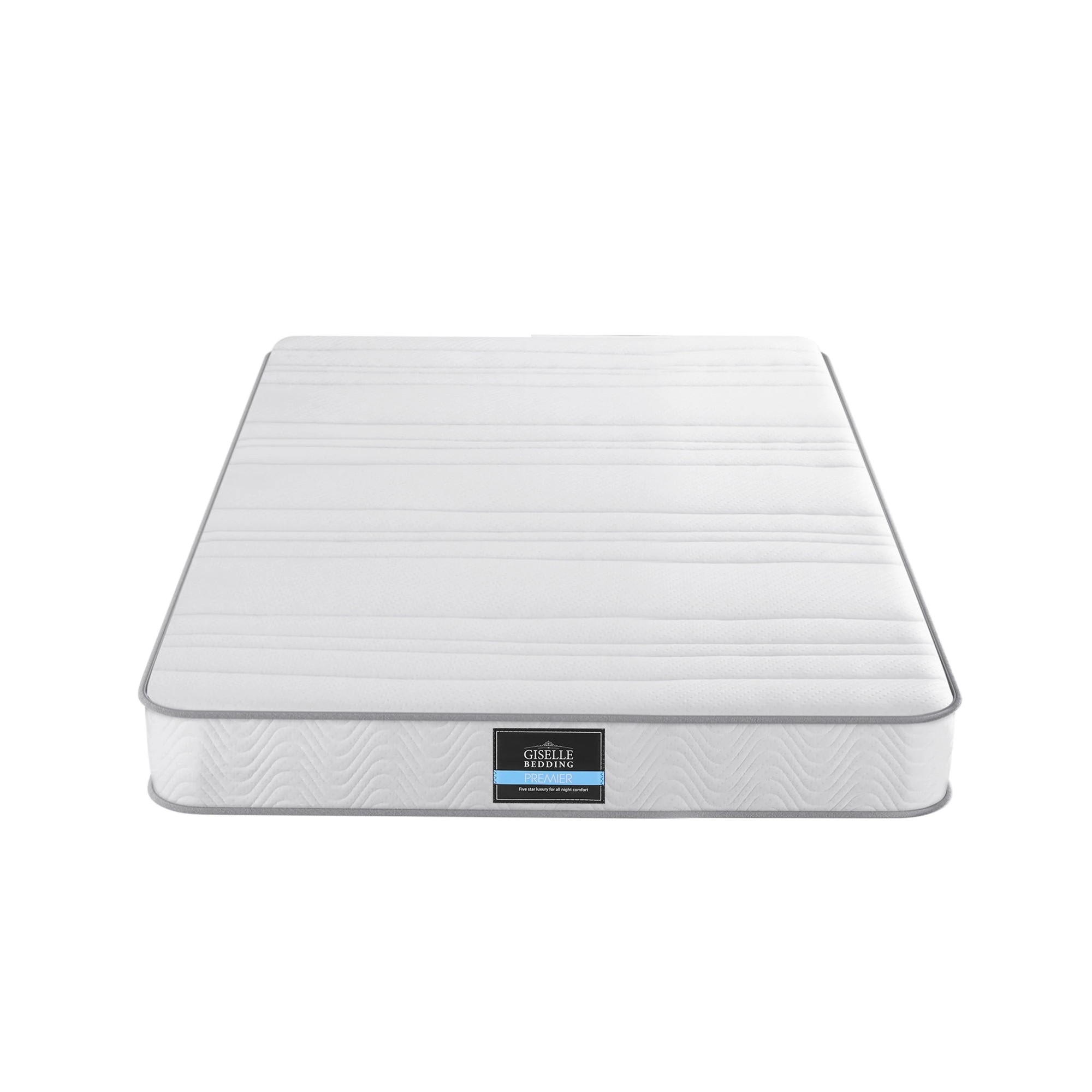 3 Giselle King Single Mattress 20cm with Reinforced Edge Support Egg-Crate - King Single Bed - White, 3 of 3