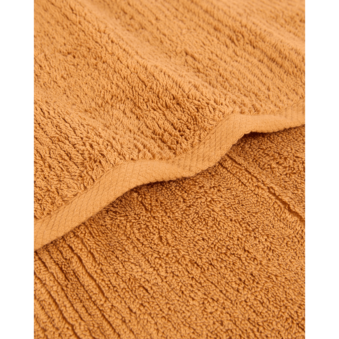 3 Target Australian Cotton Ribbed Face Washer - Piper
 - Yellow, 3 of 3