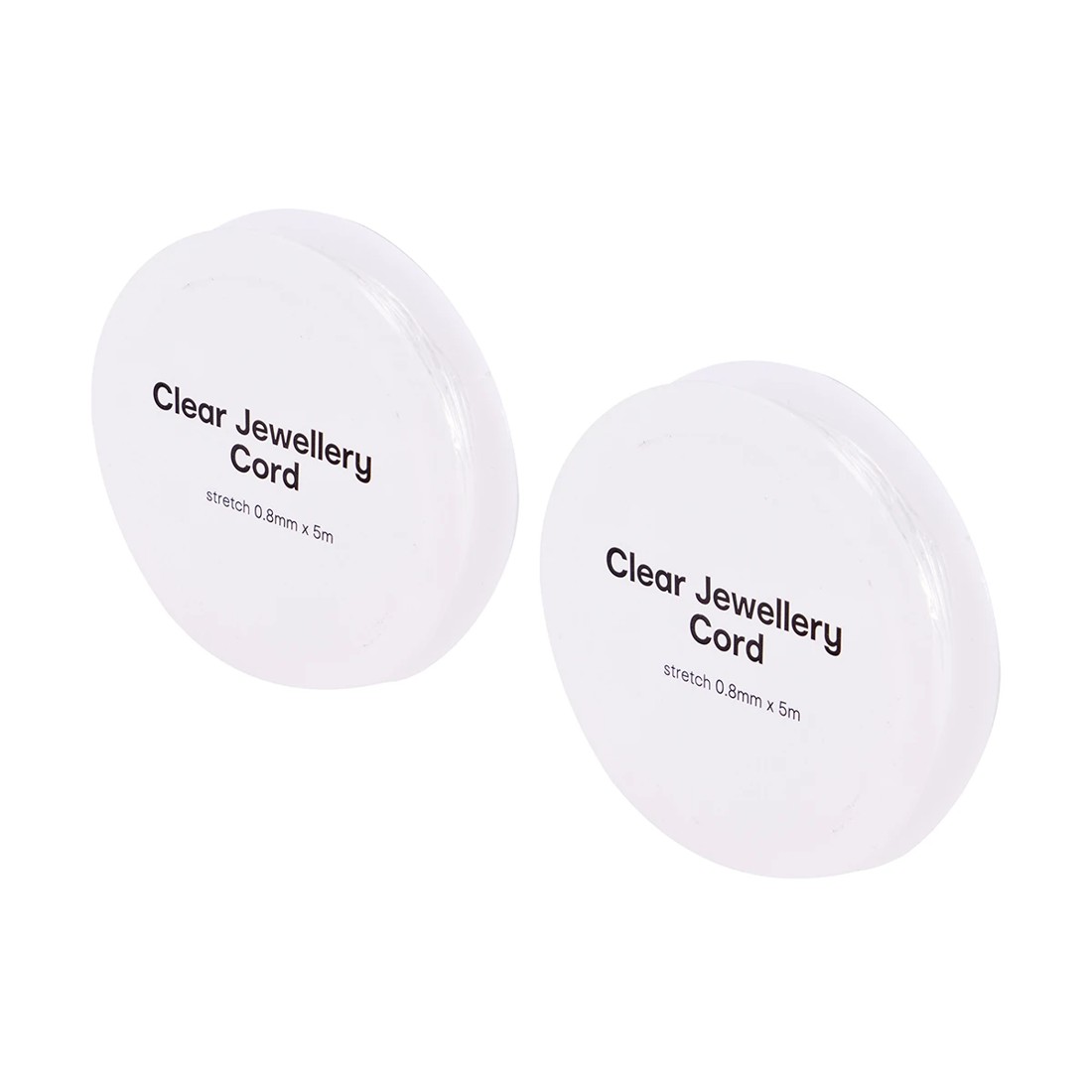 3 2 Pack Clear Jewellery Cord, 3 of 6