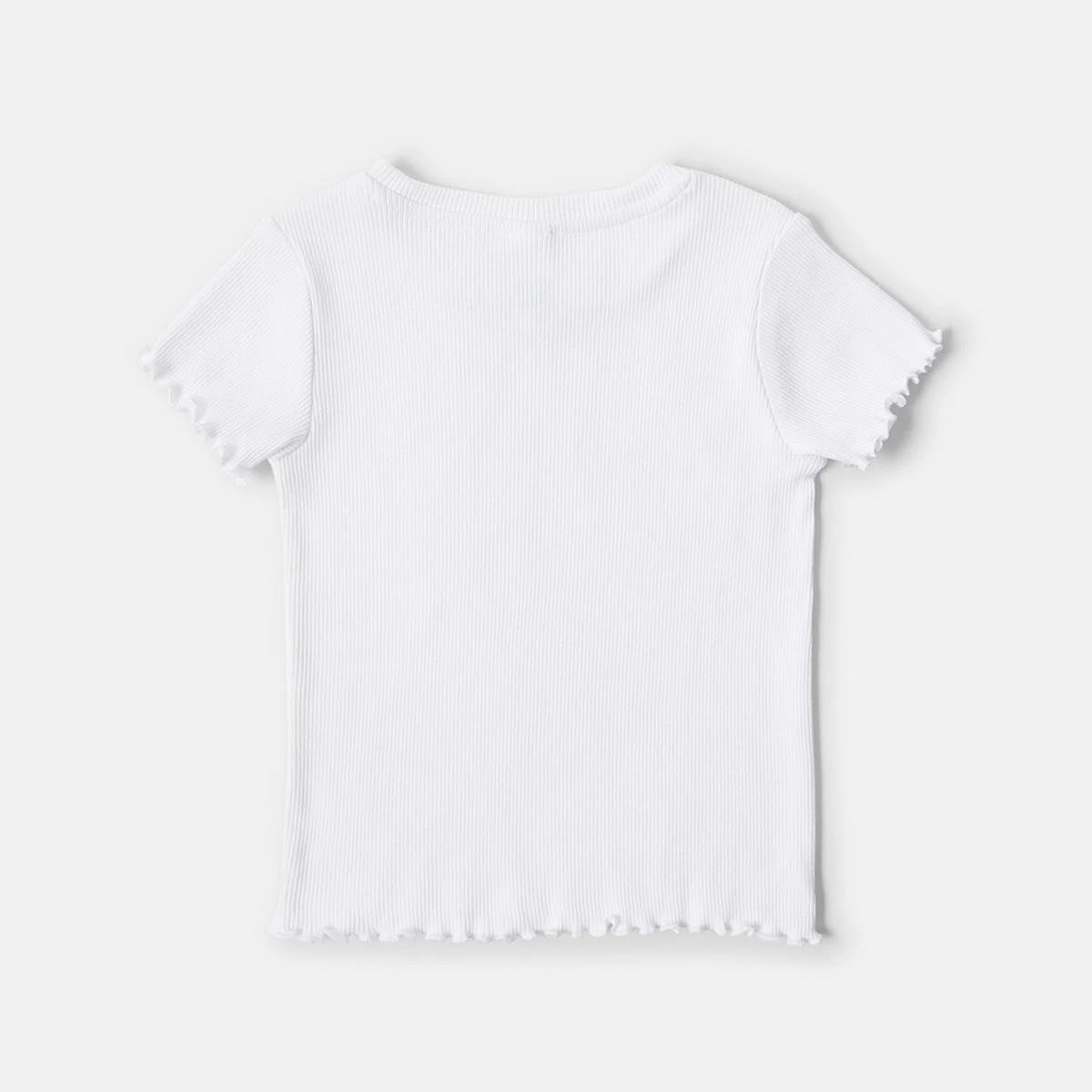 8 Short Sleeve Rib T-shirt White, 8 of 8
