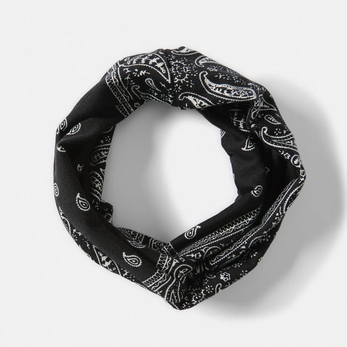 1 Stretch Bandana Headband BLACK, 1 of 4