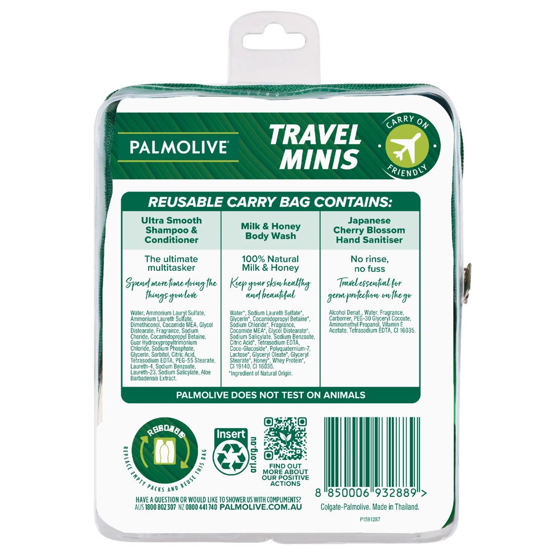 3 Palmolive Travel Minis Pack, 3 of 8