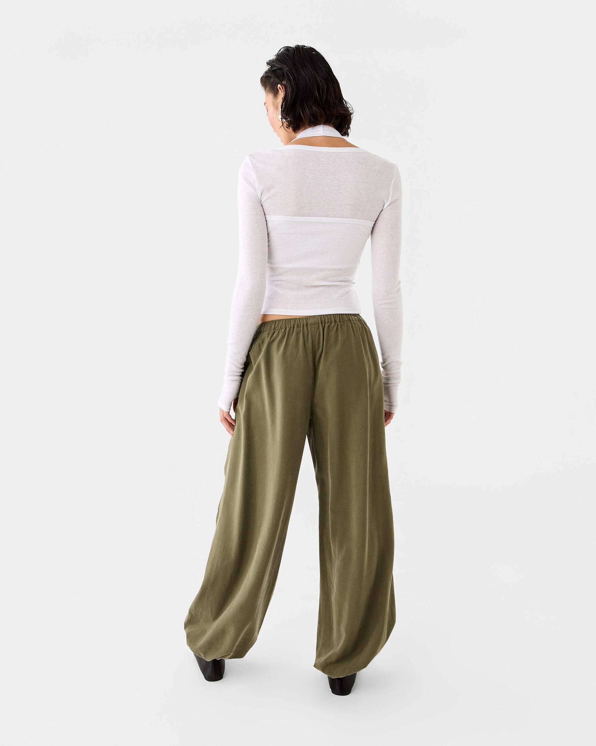4 Long Sleeve Layered Tank Top White, 4 of 7