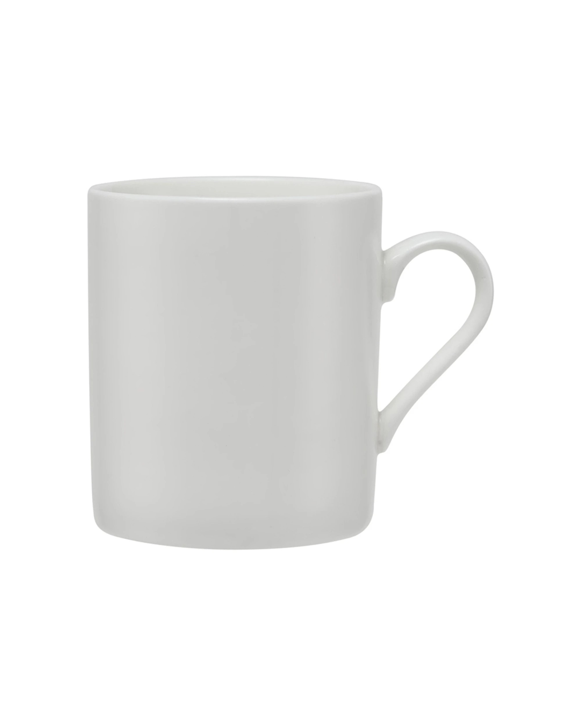 2 Maxwell & Williams 4x 300ml Basics Porcelain Cylindrical Mug Set - White, 2 of 3