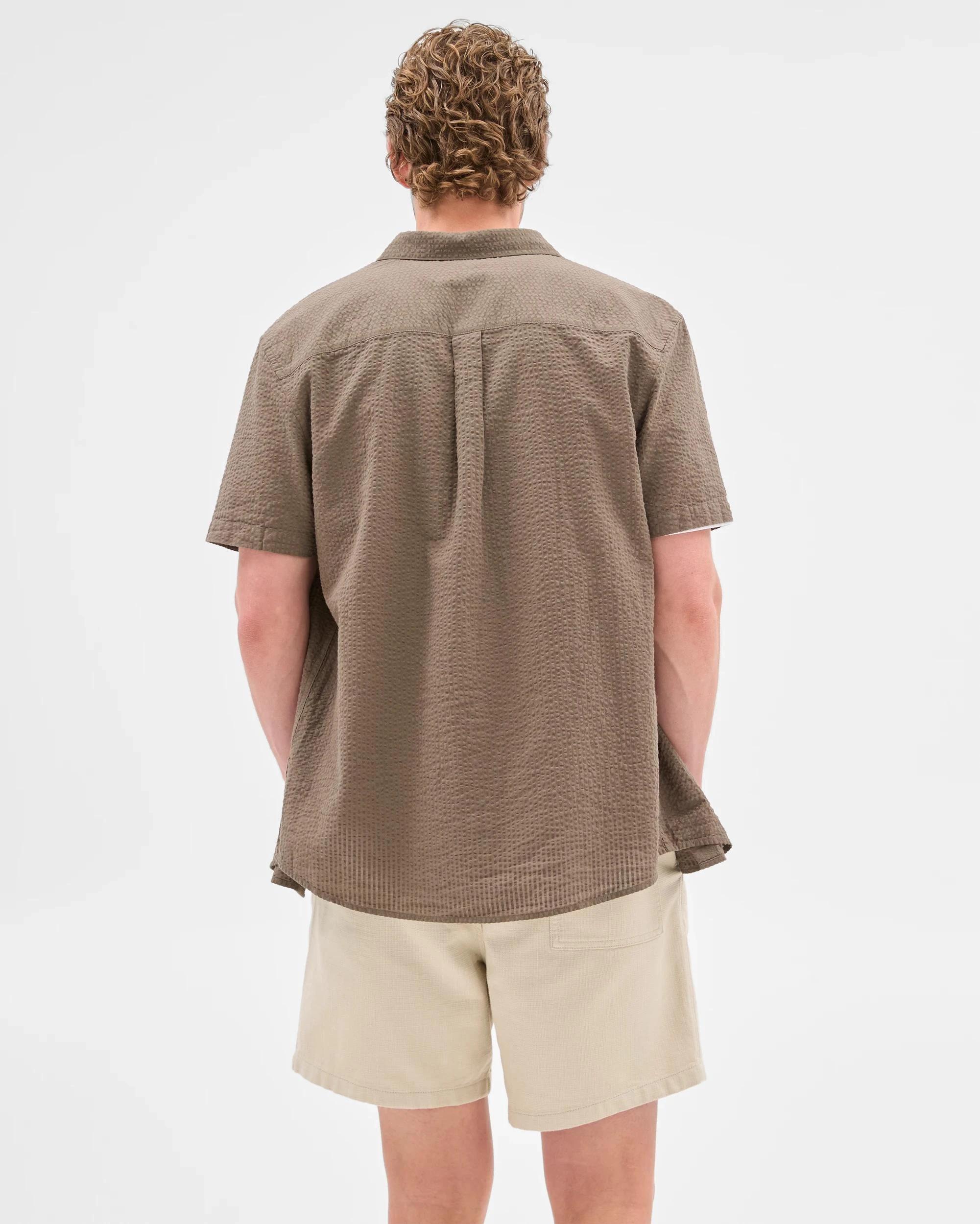 4 Target Australian Cotton Textured Shorts STONE, 4 of 5