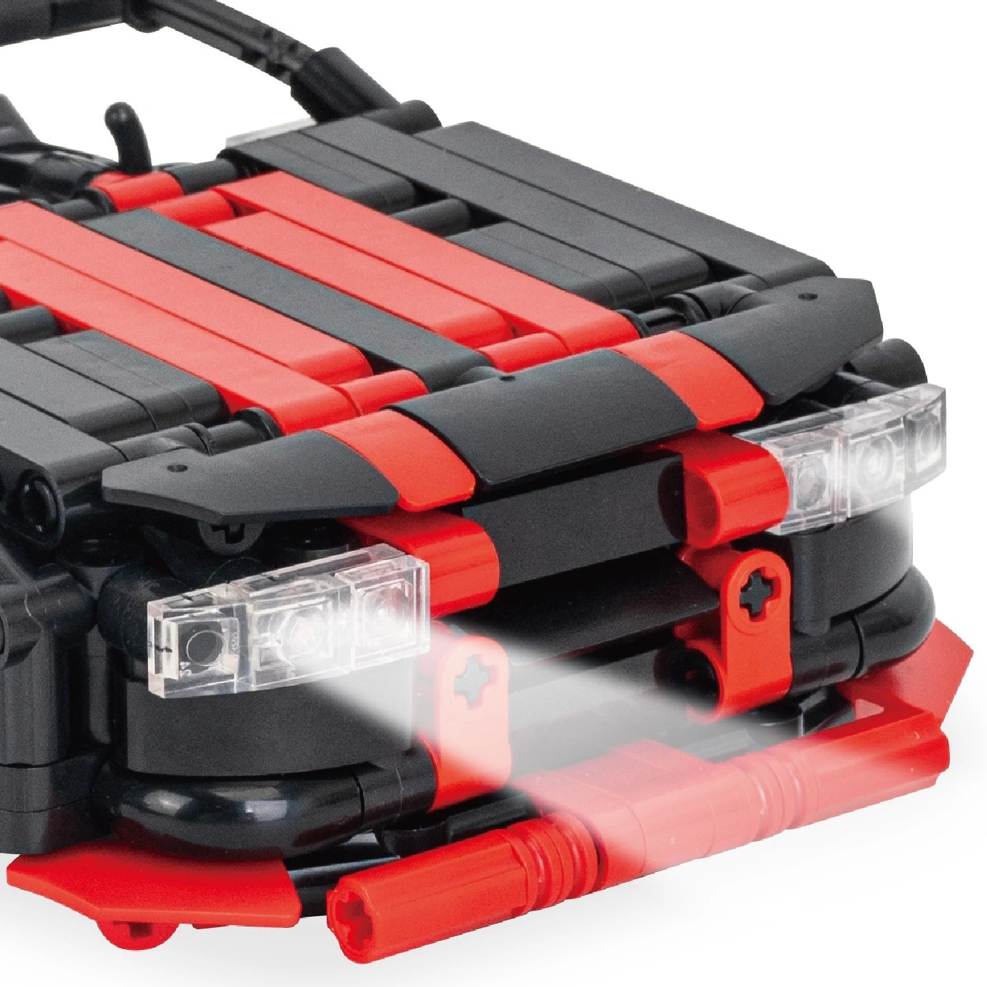 3 435 Piece Mini Blocks Vehicle Series: Light Up Remote Control Race Car, 3 of 7