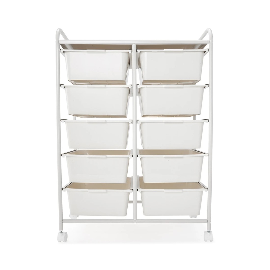 2 10 Drawer Unit - White, 2 of 10