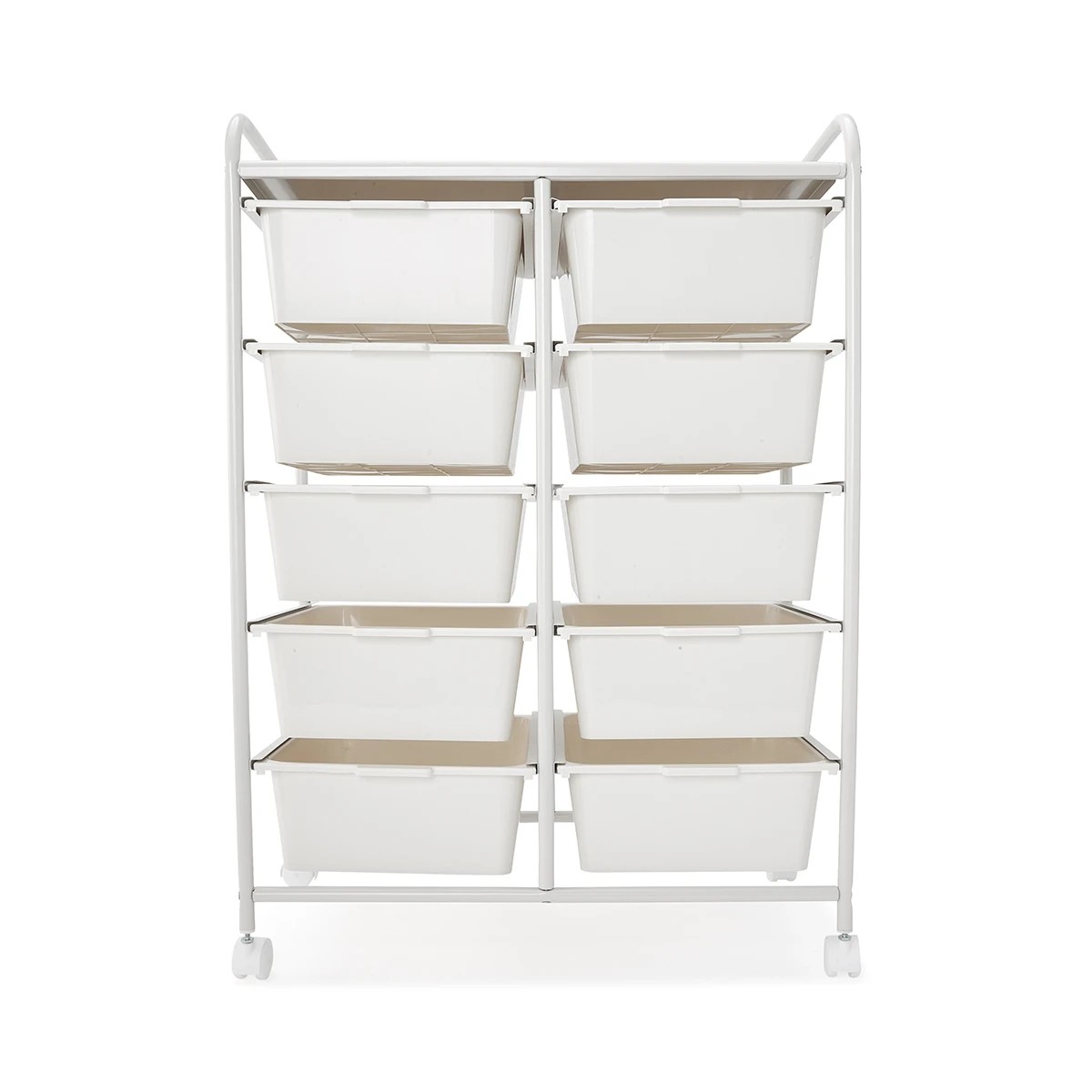 2 10 Drawer Unit - White, 2 of 10