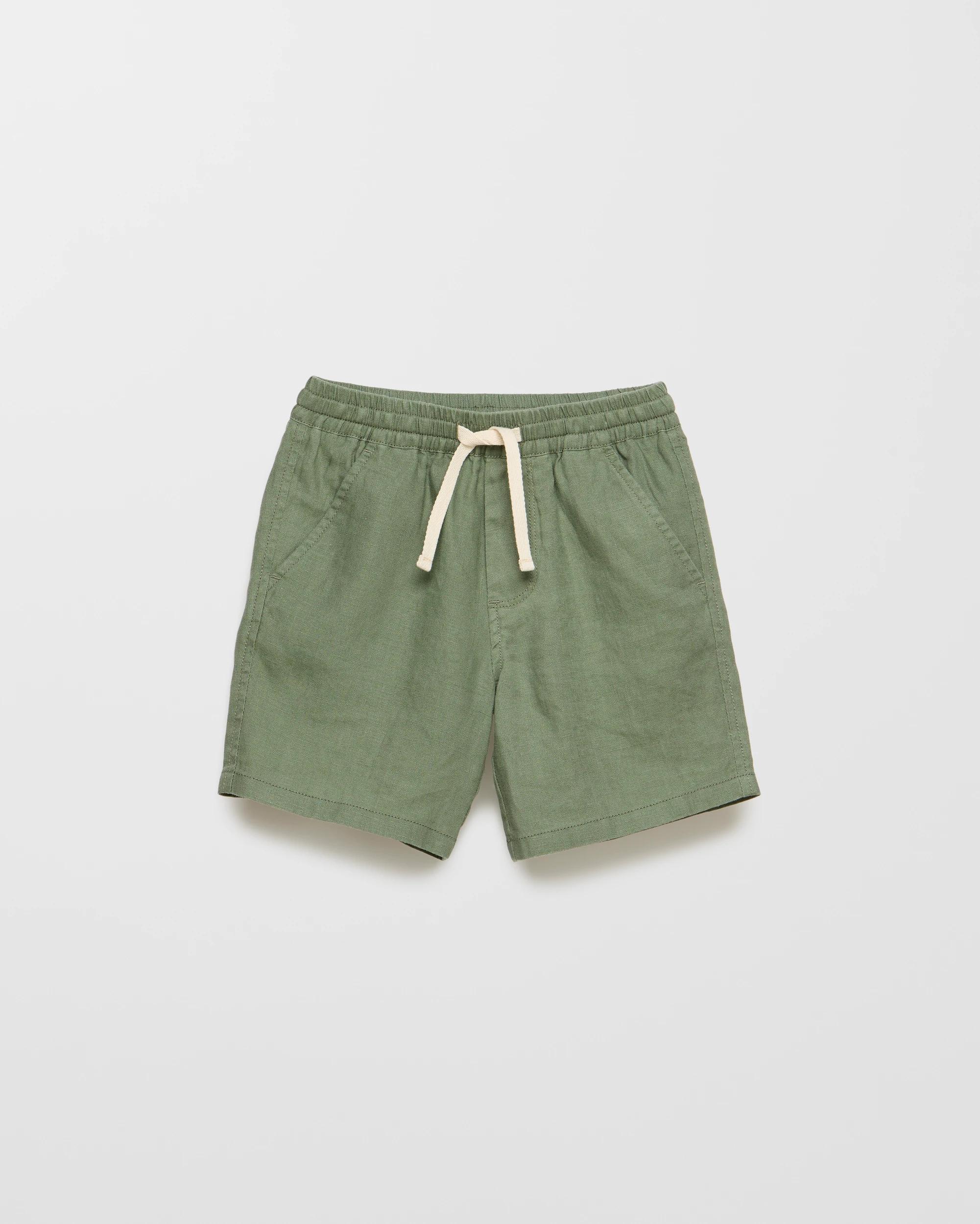 1 Target European Linen Shorts KHAKI, 1 of 1