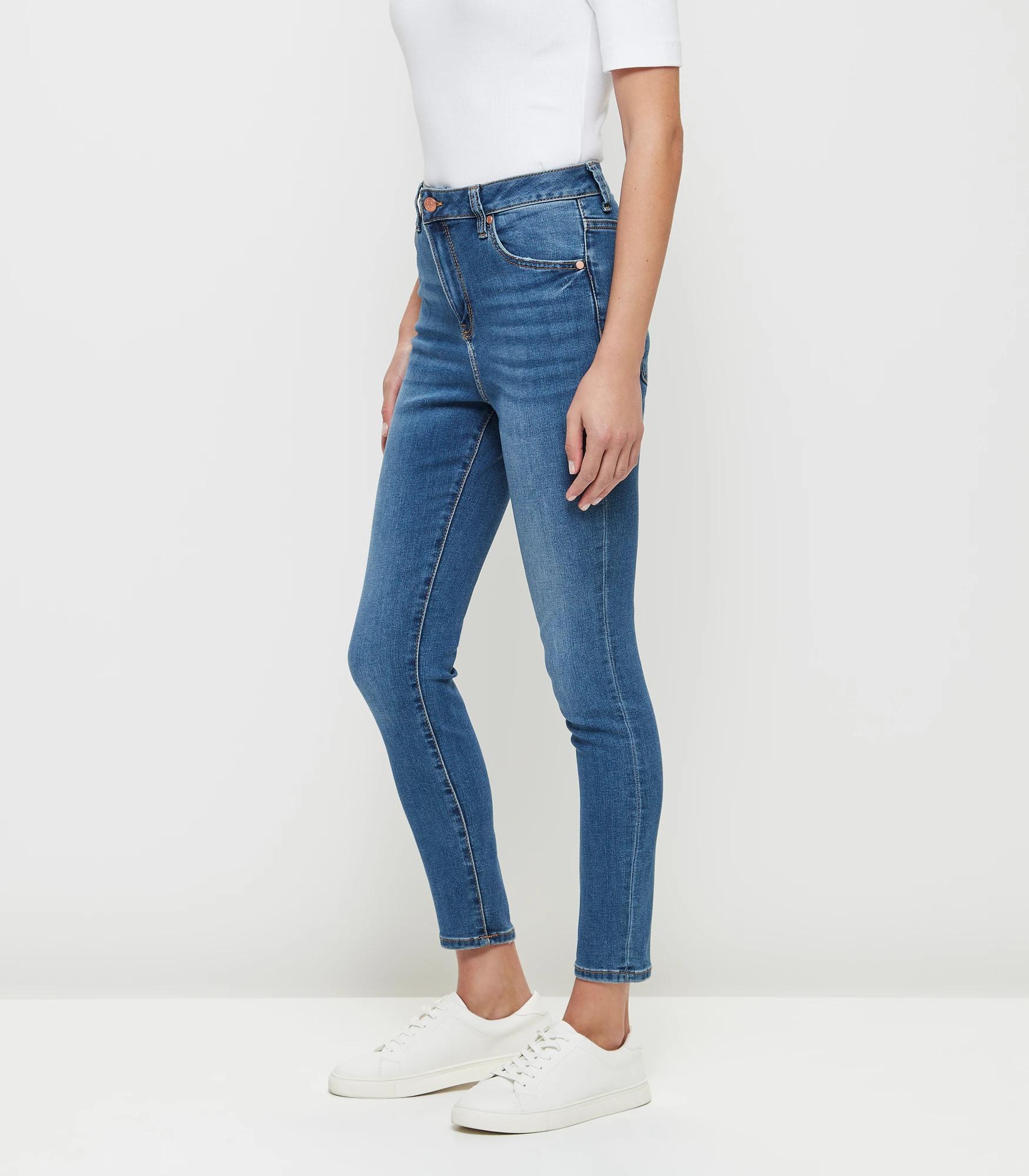 3 Target Sophie Skinny High Rise Crop Length Denim Jeans MID WASH, 3 of 10
