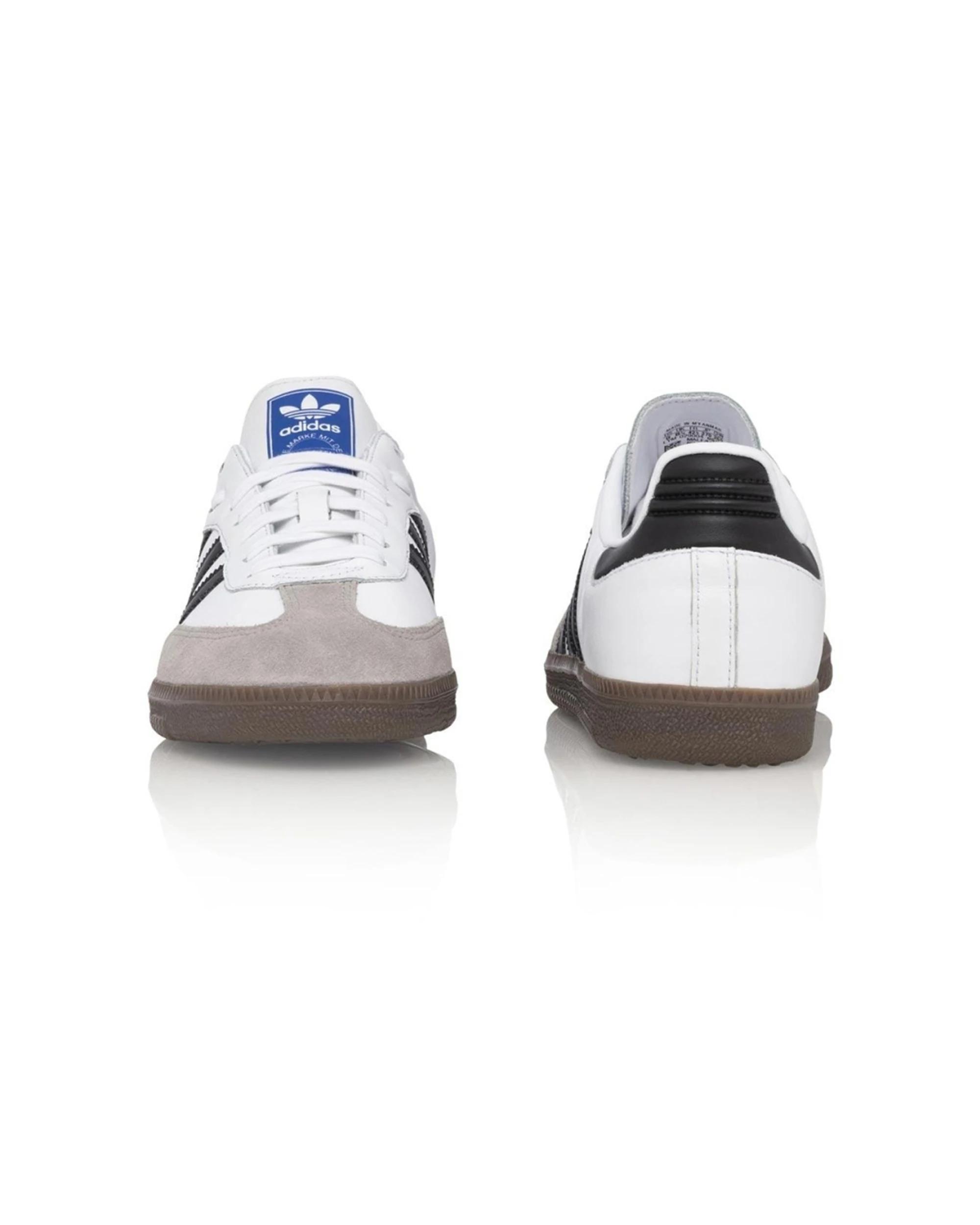 4 Adidas Originals Samba OG Casual WHITE/BLACK/CLEAR GRANITE, 4 of 5