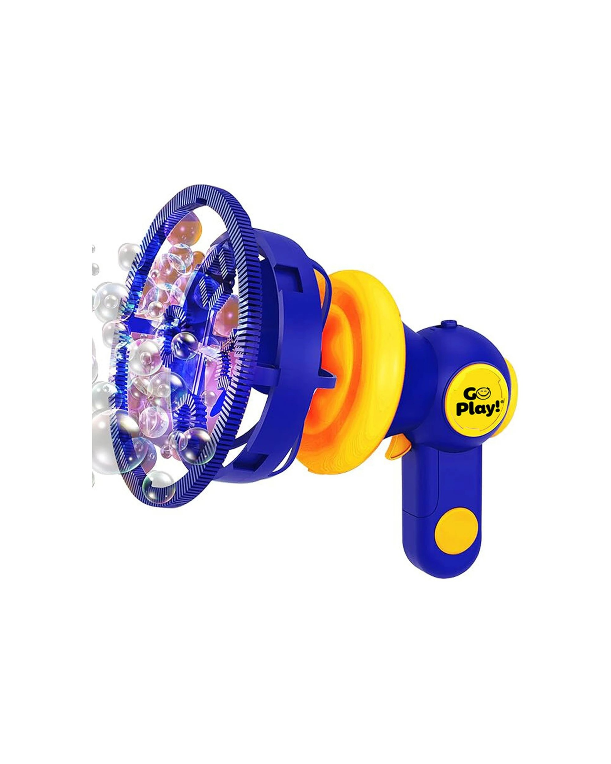 1 Go Play! Bubble Megaphone With Sound Activation Bubble Solution For Kids - Blue, 1 of 9