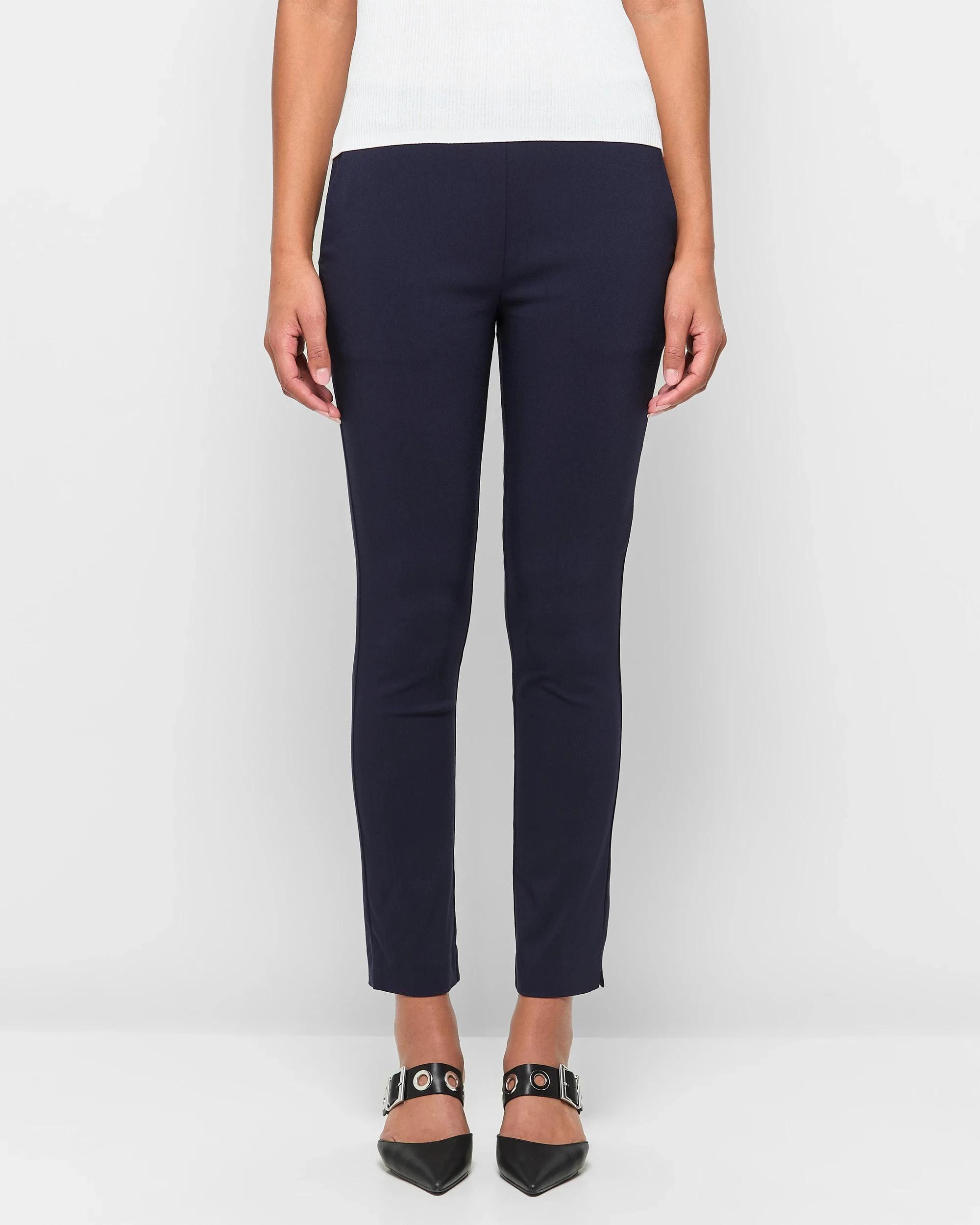 2 Preview Carrie Bengaline Ankle Length Pants CLASSIC NAVY, 2 of 5