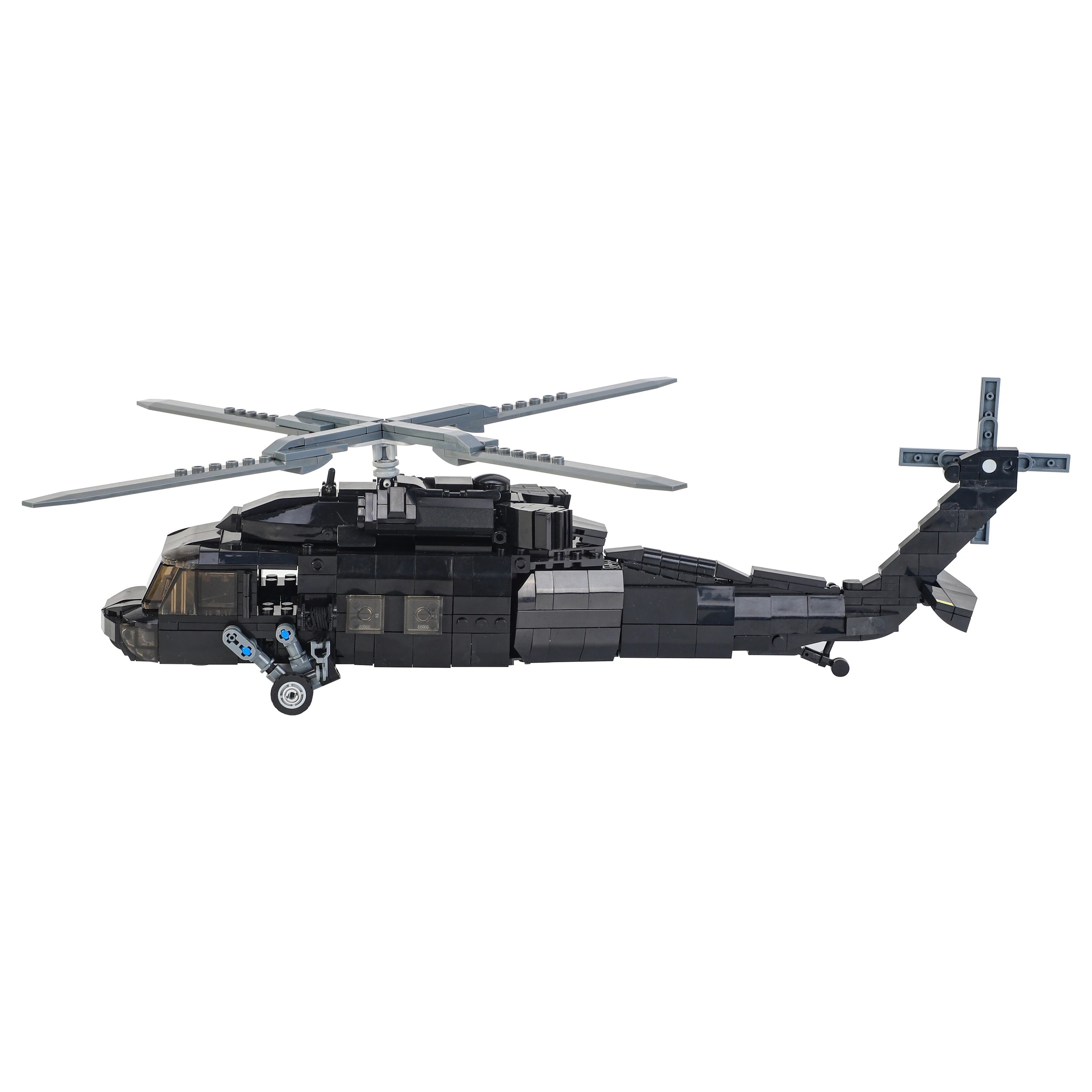 6 684 Piece Mini Blocks Vehicle Series: Helicopter, 6 of 7