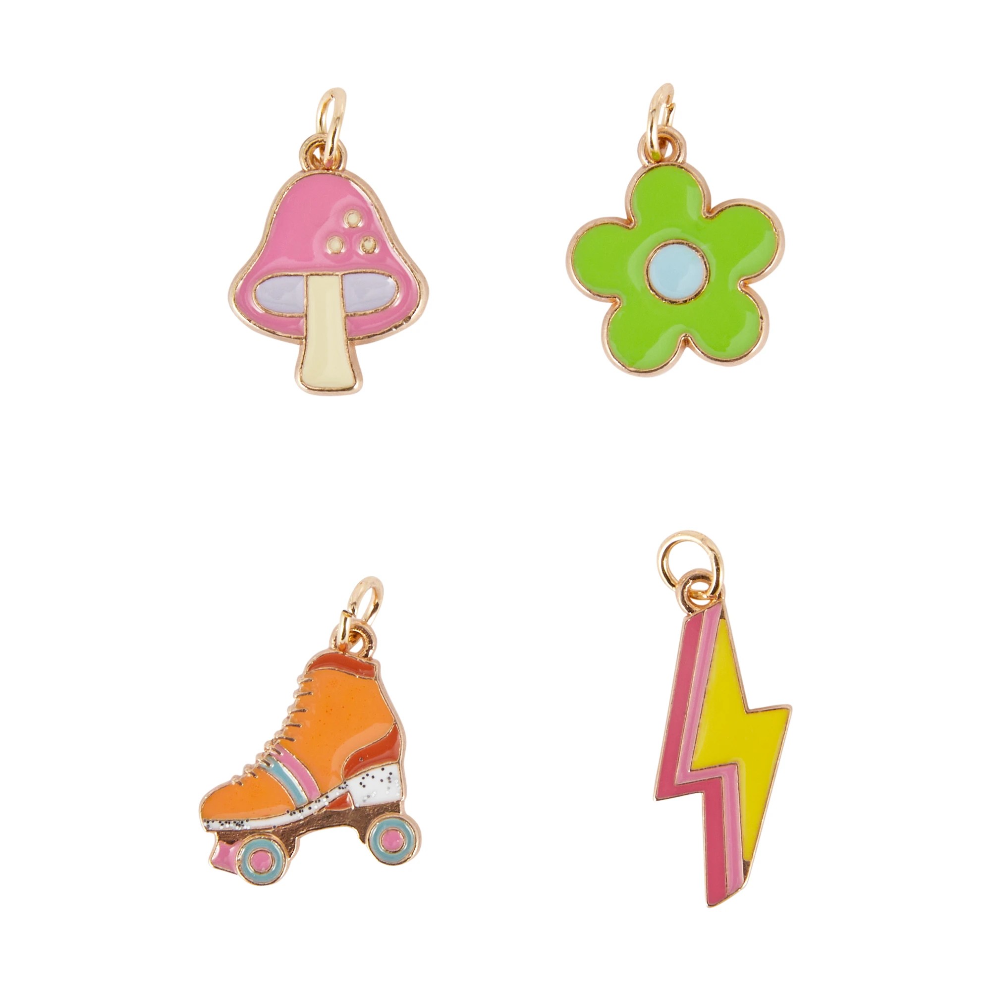 2 4 Piece Jewellery Making Charm - Retro, 2 of 2