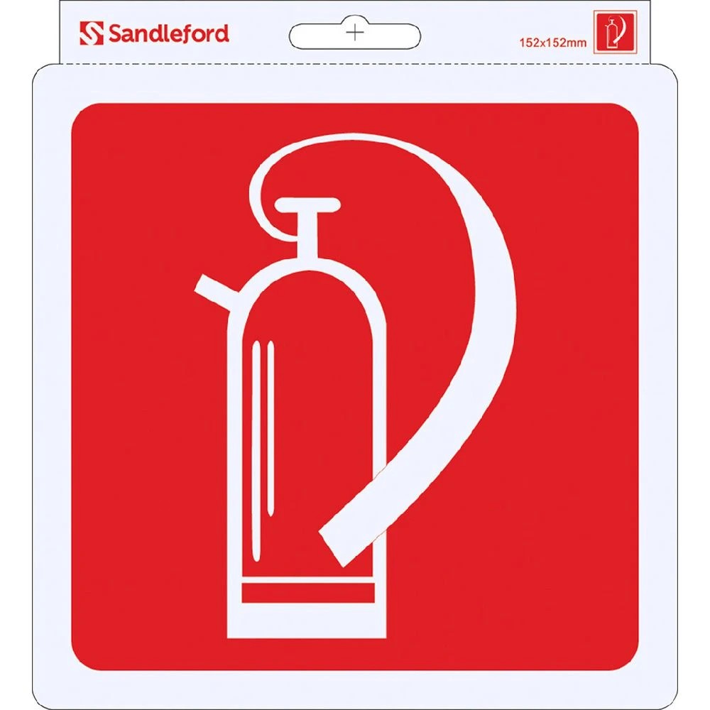 1 Fire Extinguisher Self – Adhesive Sign, 1 of 1