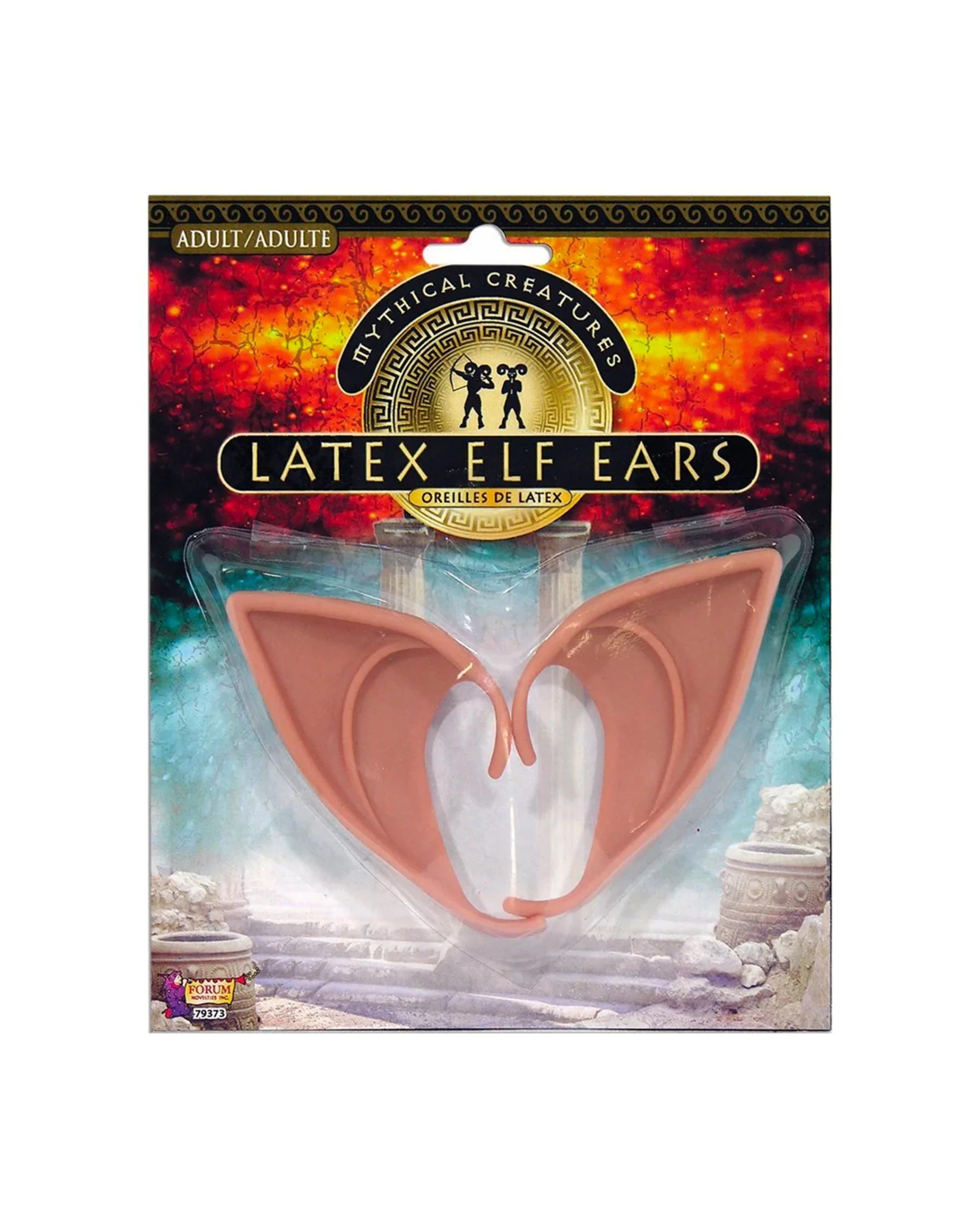 2 Forum Novelties Elf Ears Latex Flesh Halloween Party Costume Accessory Pair
 - Natural, 2 of 3