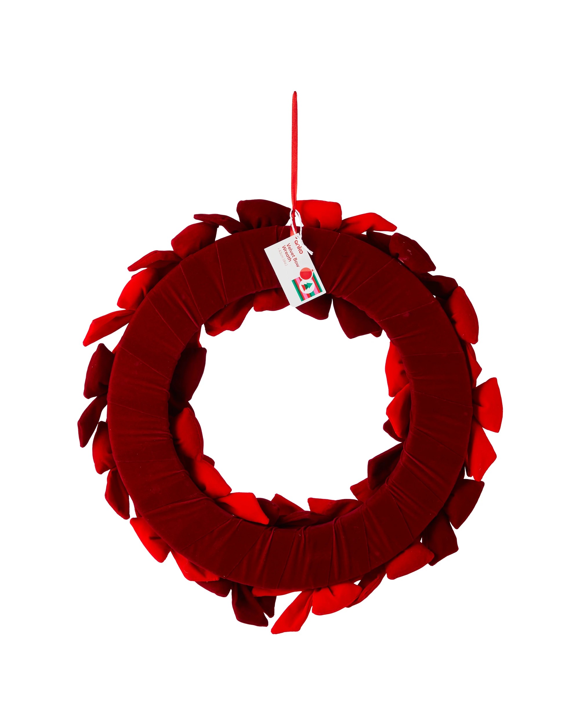 4 Velvet Bow Wreath, 4 of 4