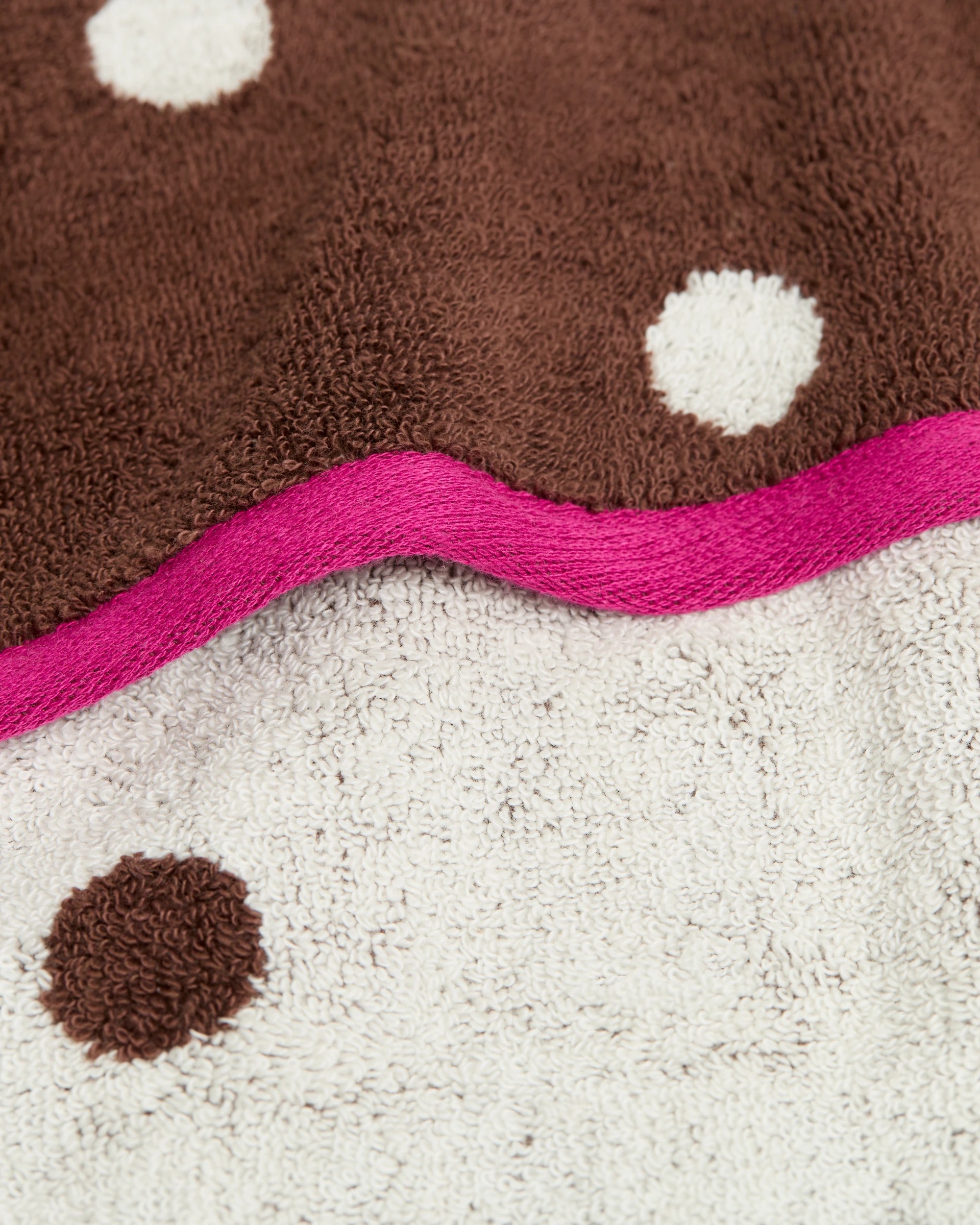 3 Target Senna Australian Cotton Polka Dot Bath Towel - Tiramisu - Brown, 3 of 3