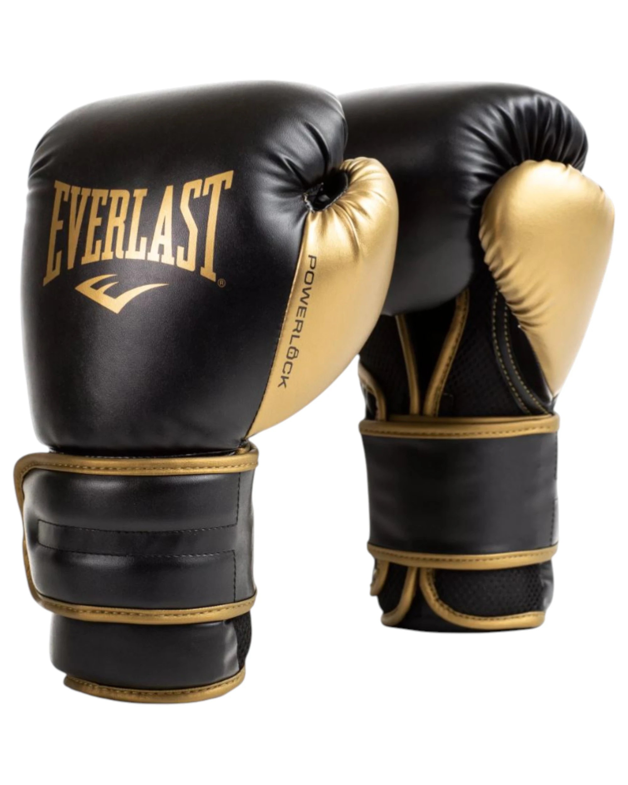 1 Everlast Powerlock2 Training Boxing Gloves 16oz - Black, 1 of 1