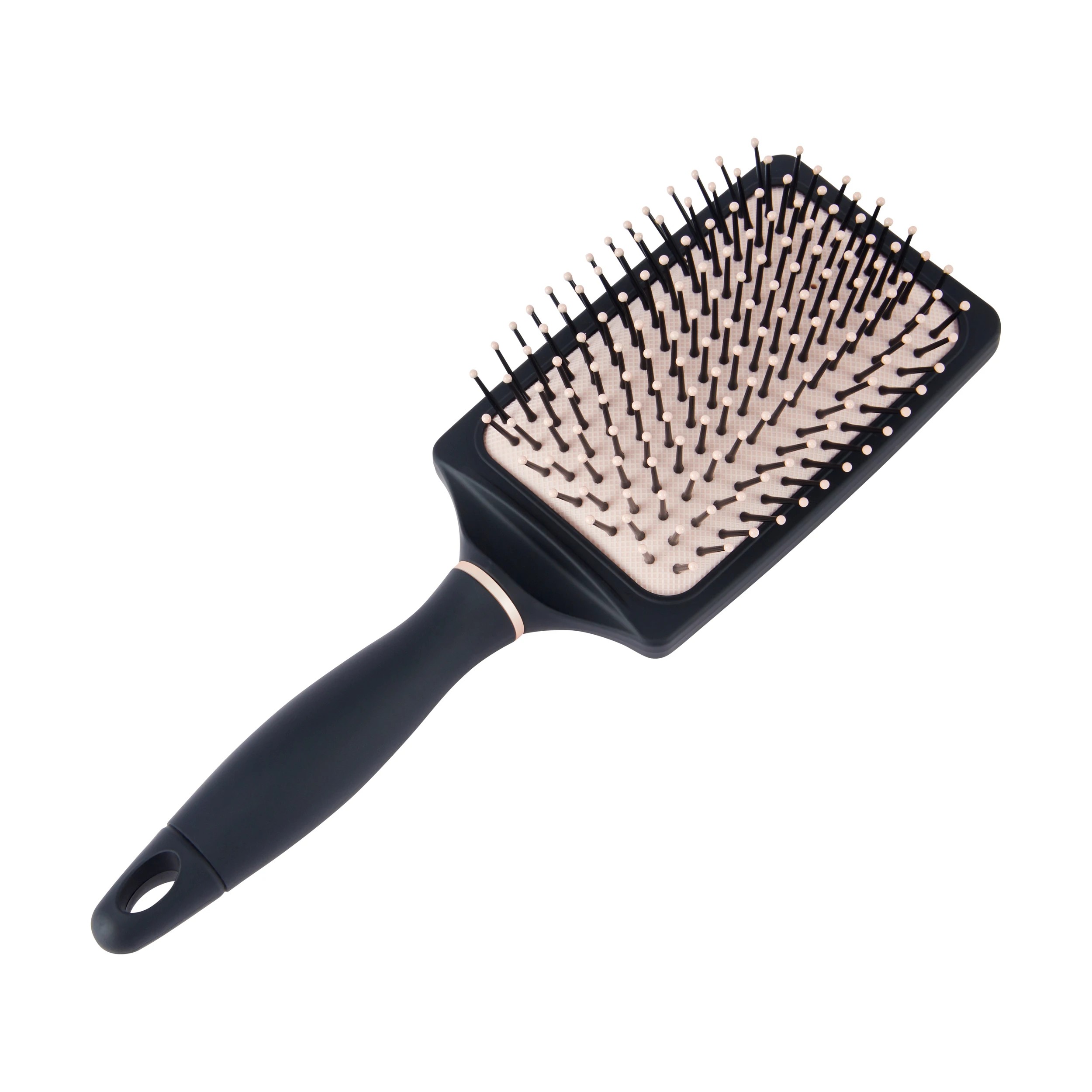 1 OXX Haircare Styling Paddle Brush - Black and Pink, 1 of 4