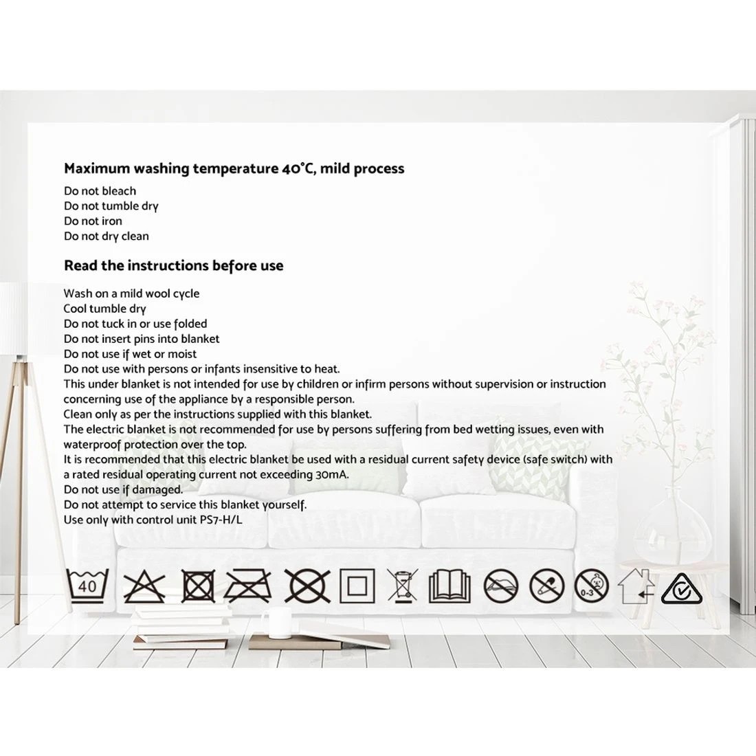 8 Giselle Electric Throw Rug Heated Blanket - Multi, 8 of 10