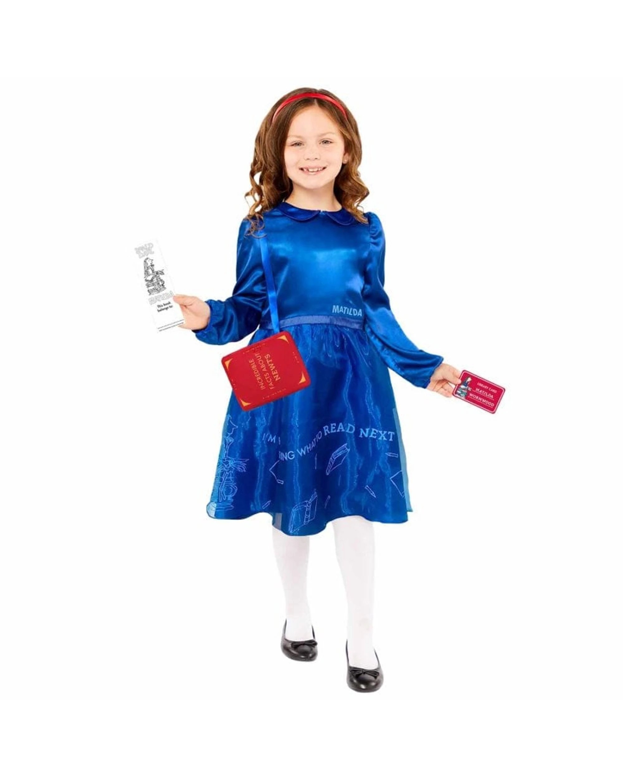 1 Roald Dahl Matilda Classic Child Costume Size 6-8 Years, 1 of 3