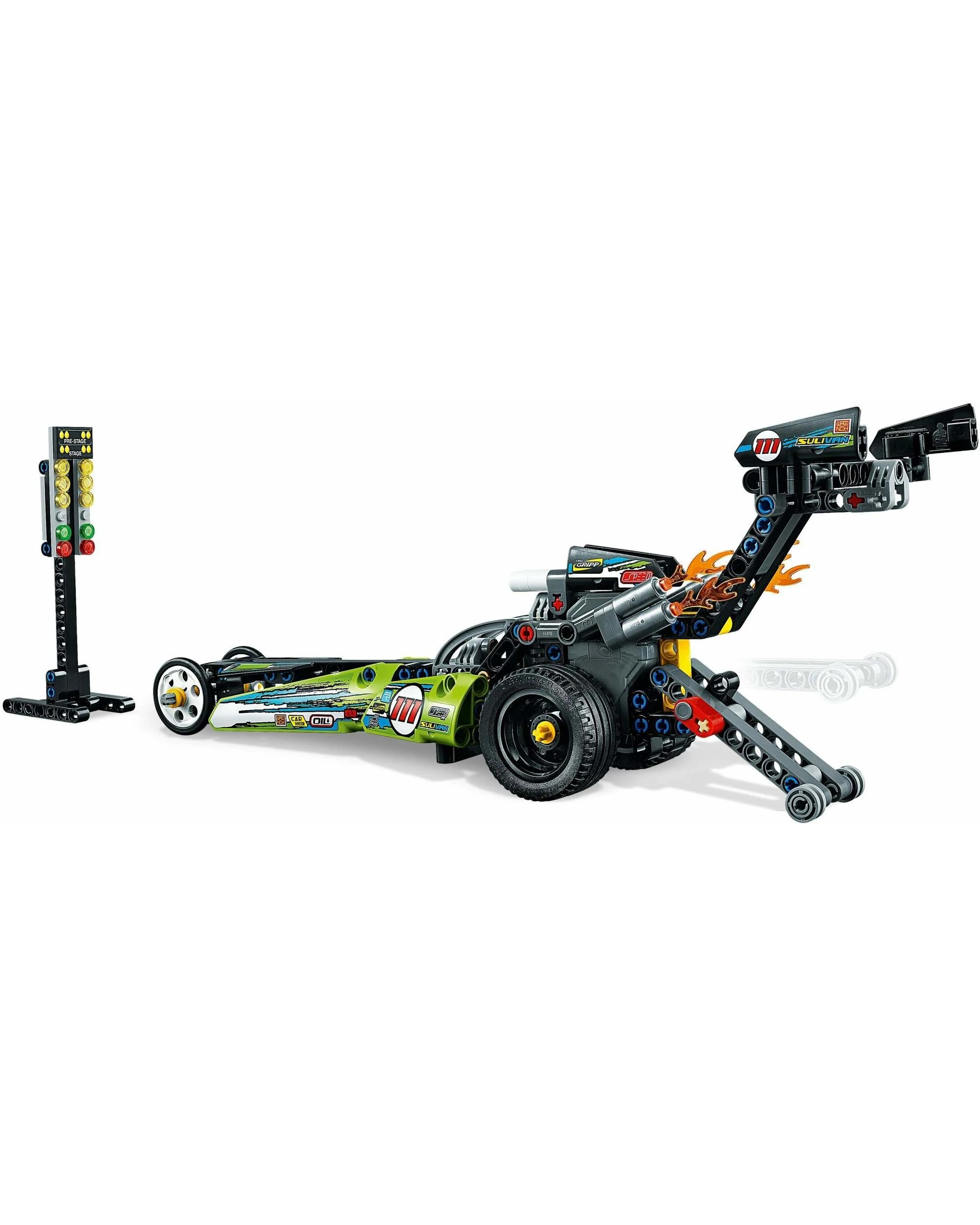 3 LEGO Technic 42103: Dragster, 3 of 4