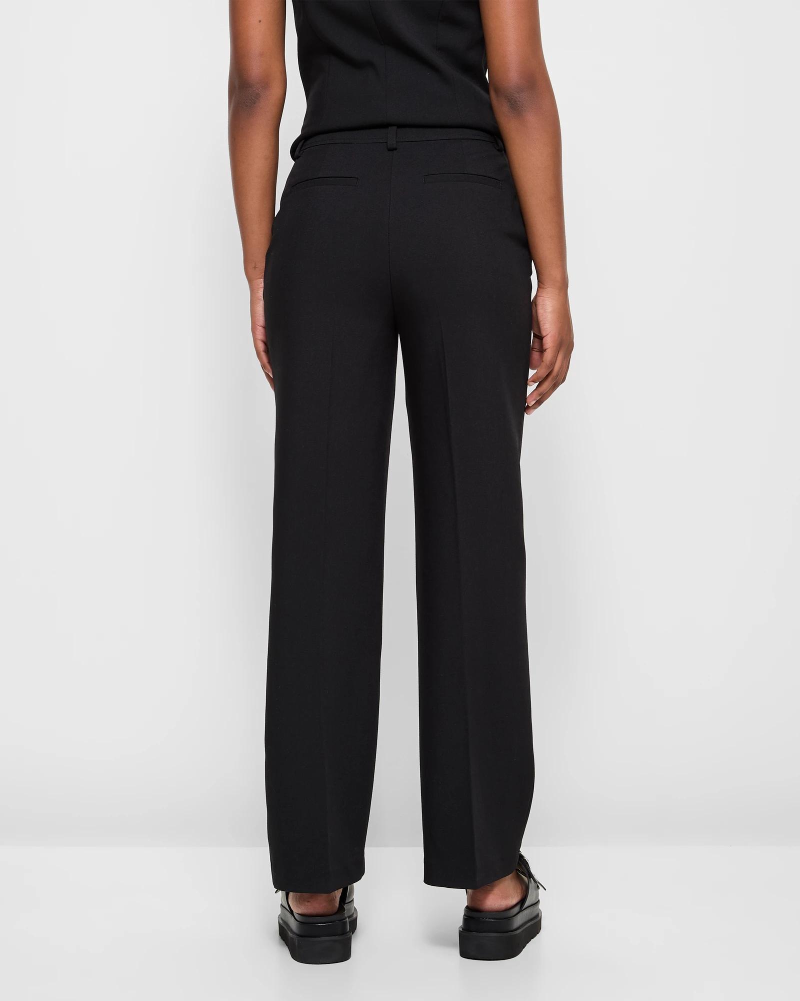 4 Target Petites Straight Leg Pintuck Pants BLACK, 4 of 5