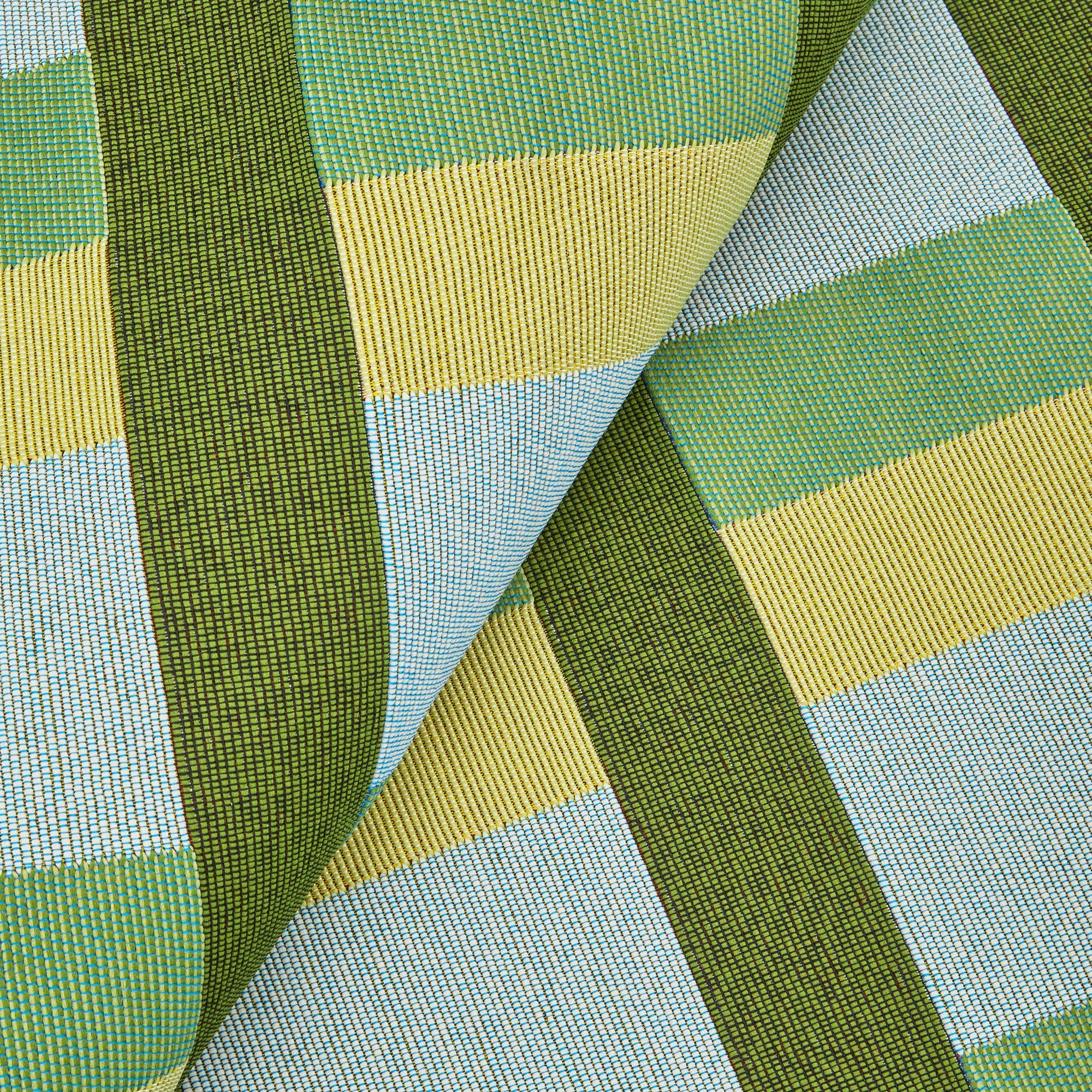 9 Common Ground Rugs Horizon Lattice 300x80cm Runner - Medium Pet Friendly Outdoor Rug - Green, 9 of 9