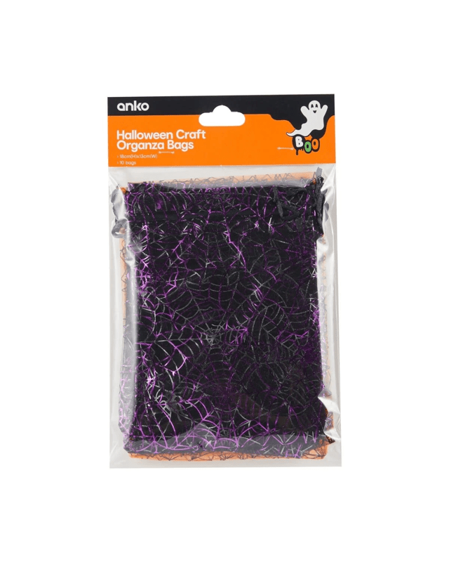 10 Piece Halloween Craft Organza 