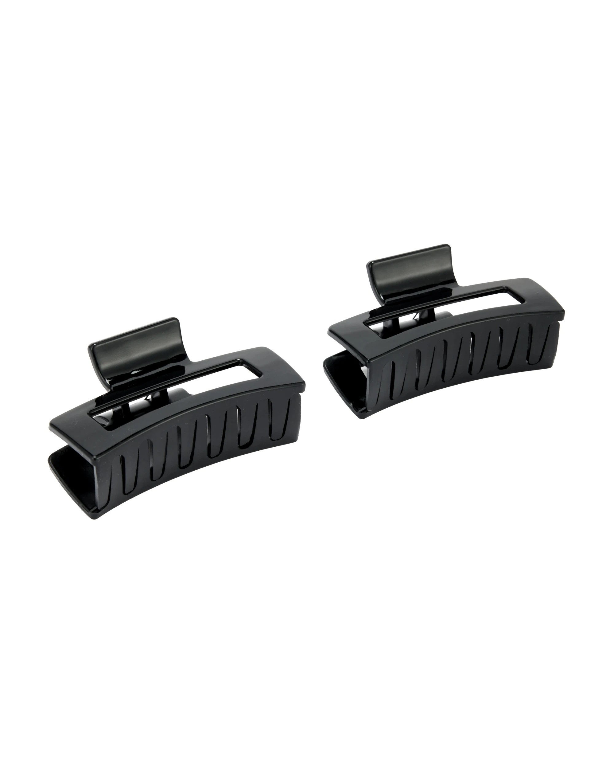 2 OXX Haircare 2 Piece Claw Clips - Black, 2 of 3