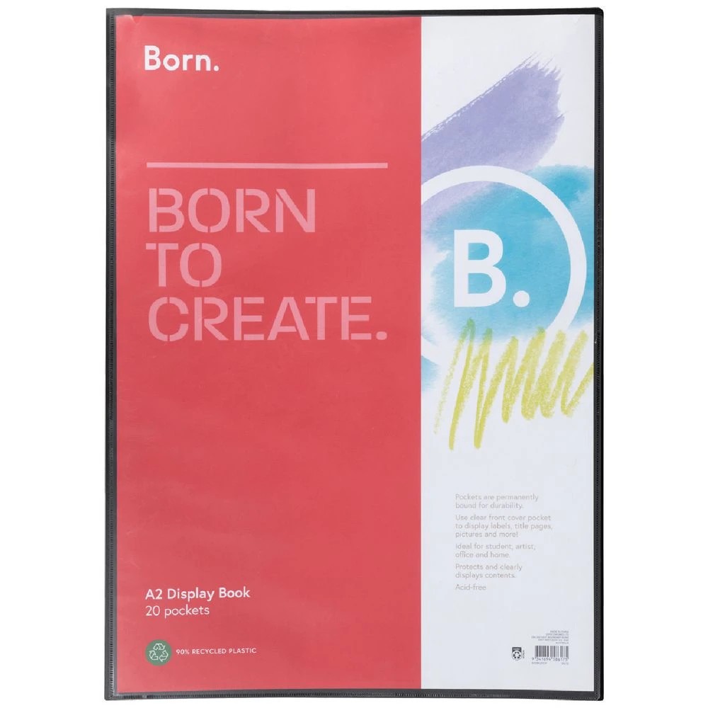 1 Born Fixed Display Book A2 20 Pocket, 1 of 3