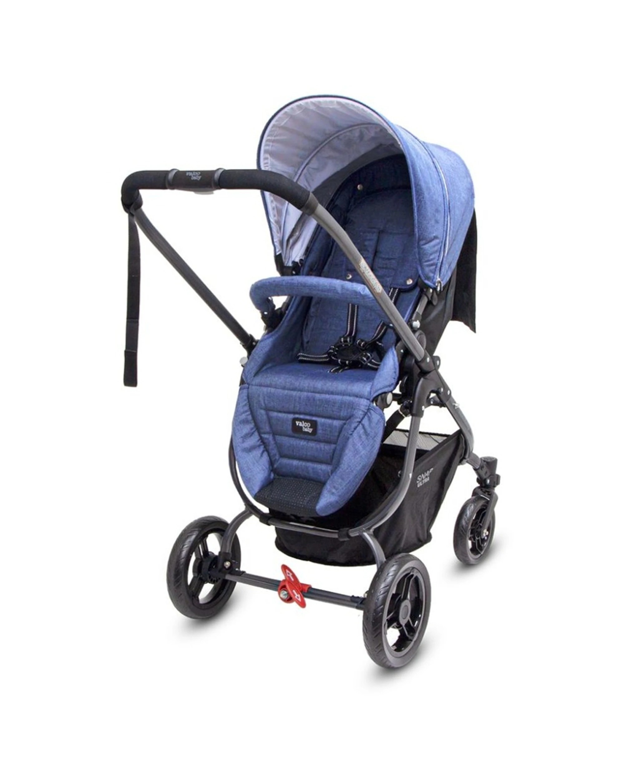 1 ValcoBaby Snap Ultra Stroller Reversible Seat Compact Fold Pram Denim - Blue, 1 of 9