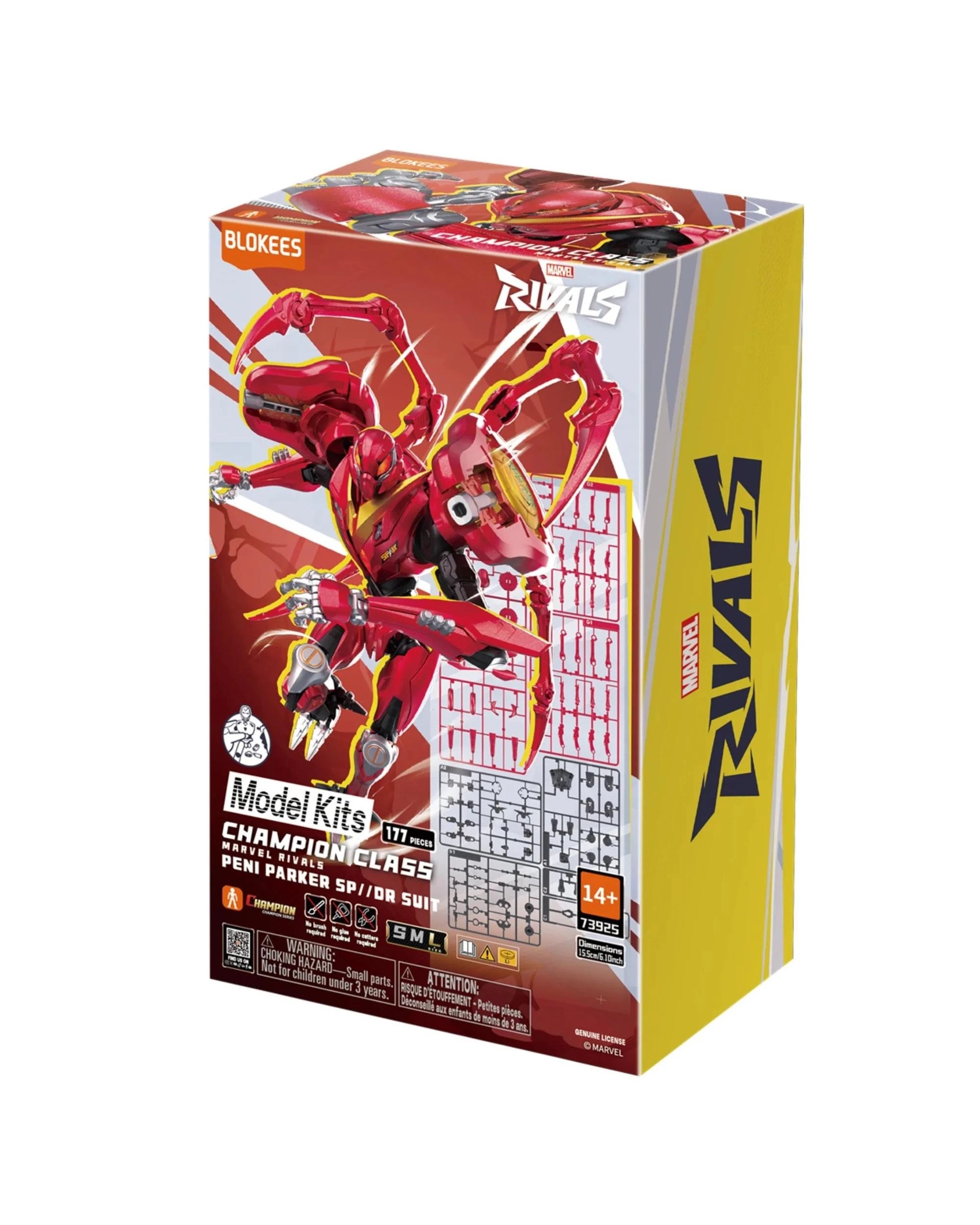 1 Blokees Marvel Rivals Champion Class 09 Peni Parker SP//dr Suit Model Kit, 1 of 5