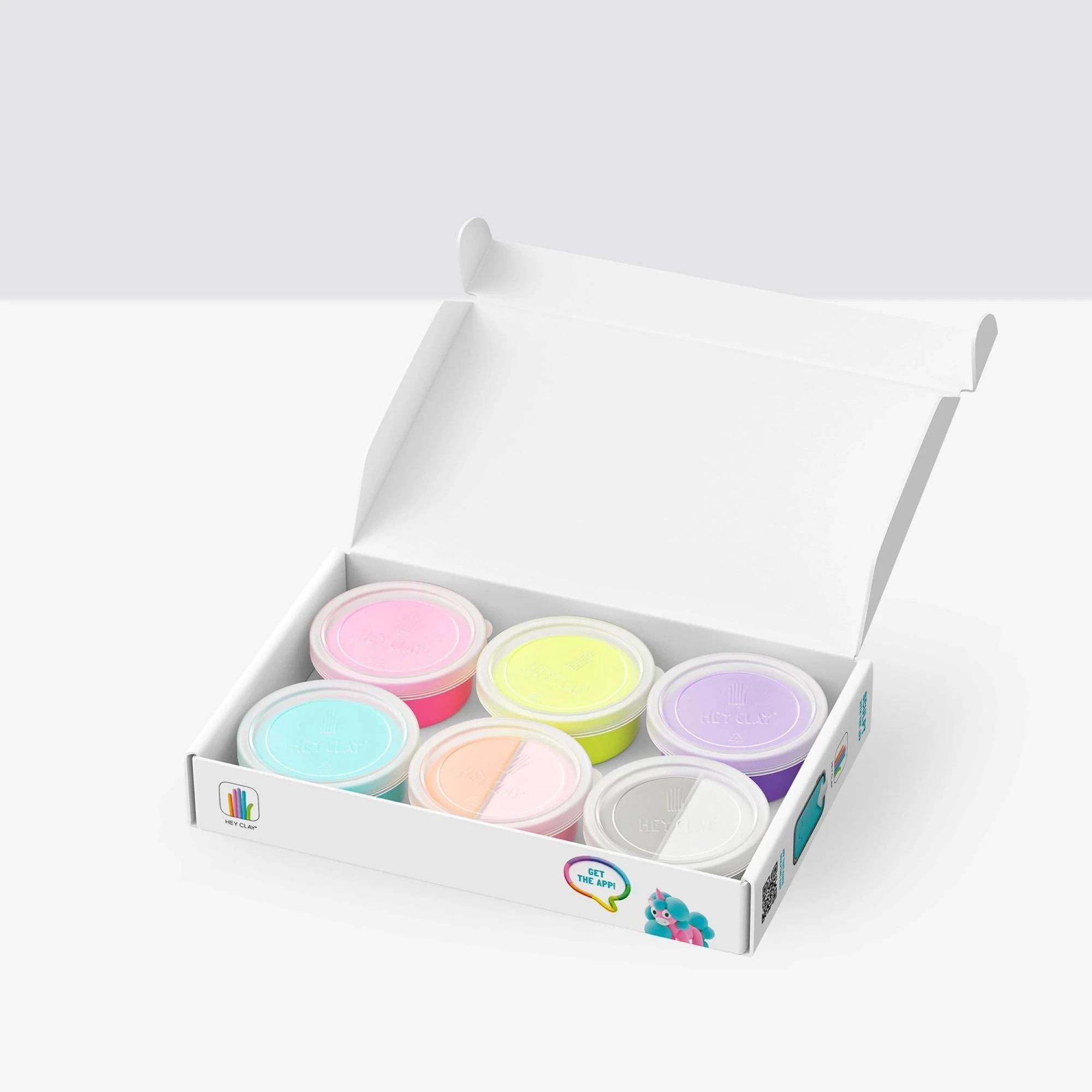 2 HEY CLAY Rainbow Unicorns - Multi, 2 of 9