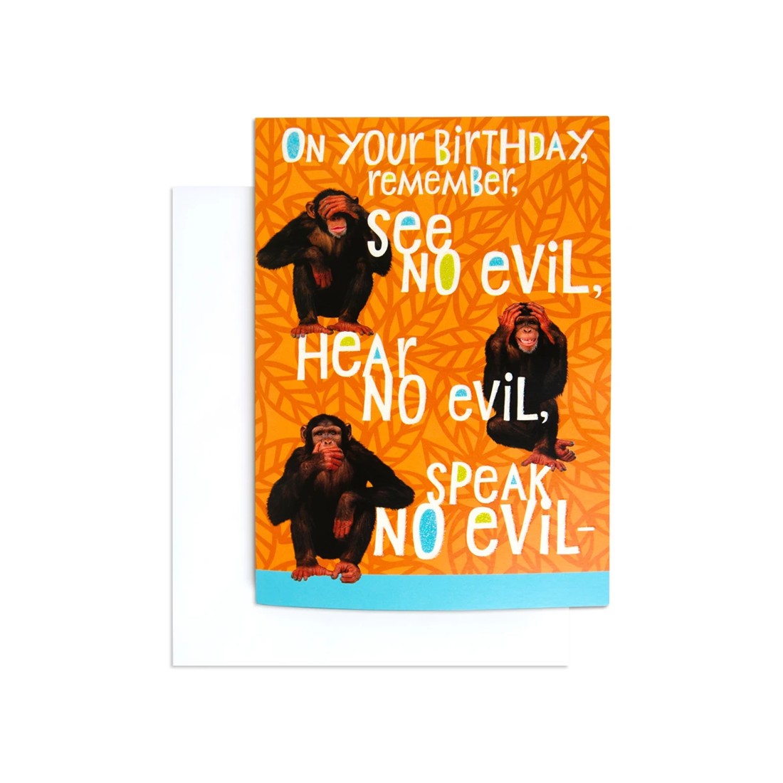 1 Hallmark Interactive Birthday Card - Three Wise Monkeys, 1 of 4