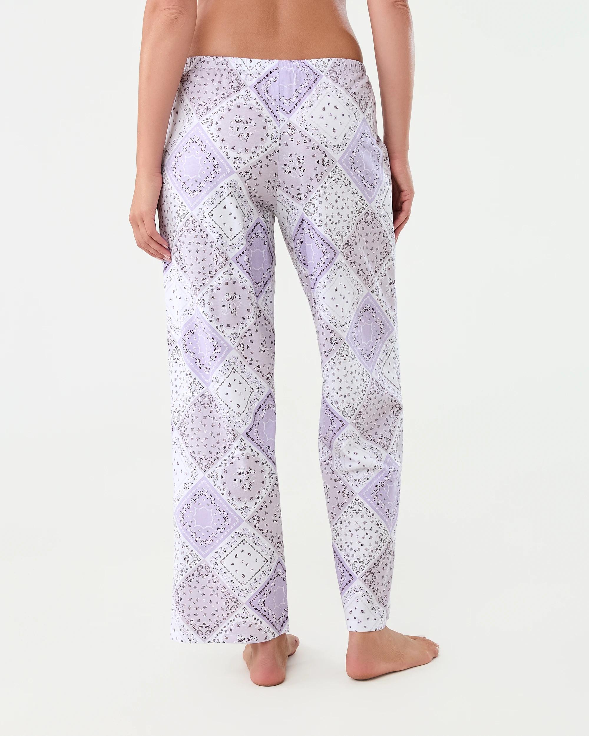 3 Cotton Print Knit Pants Patchwork, 3 of 4