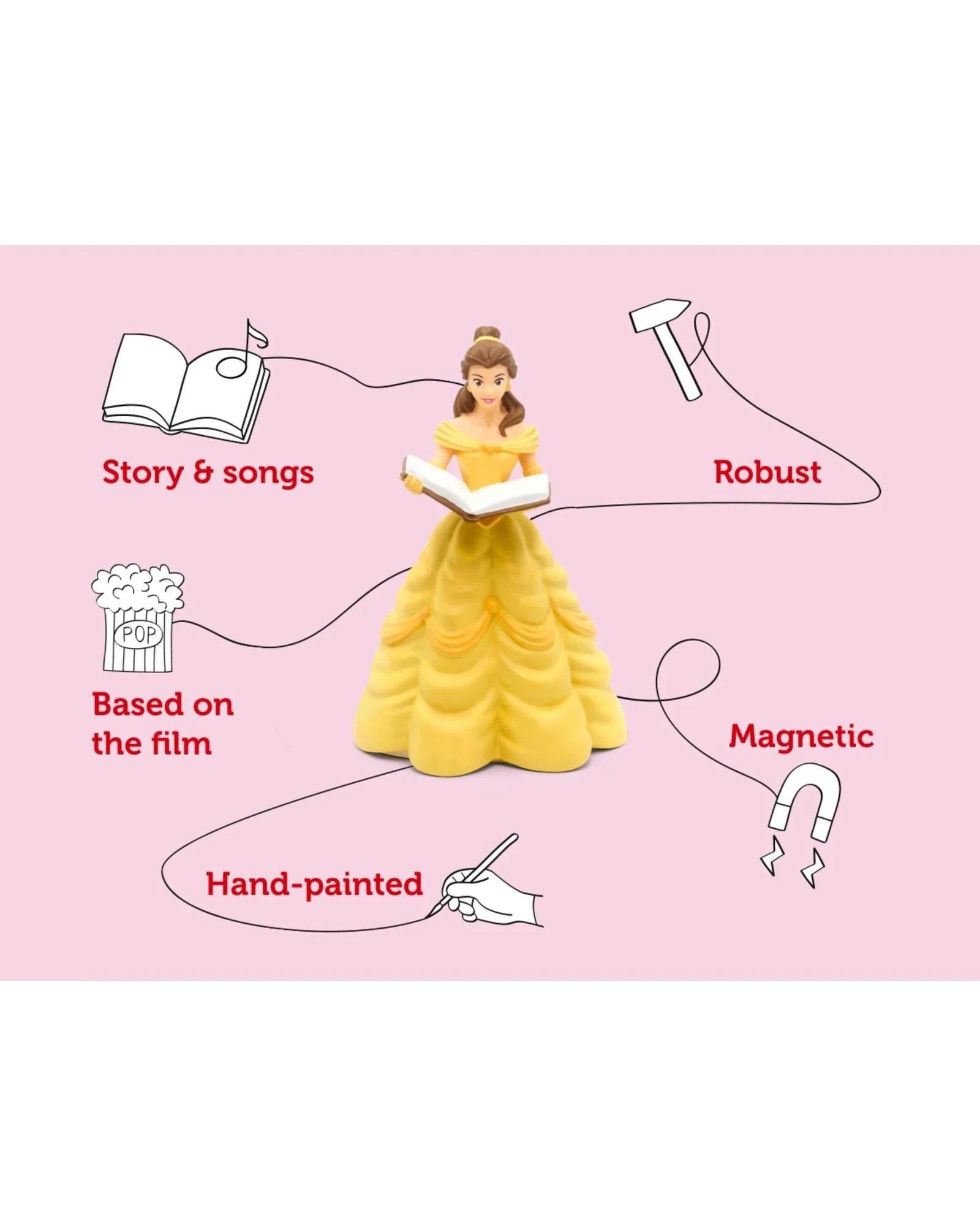 3 Tonies - Disney - Beauty and The Beast Tonie Audio Character - Multi, 3 of 6
