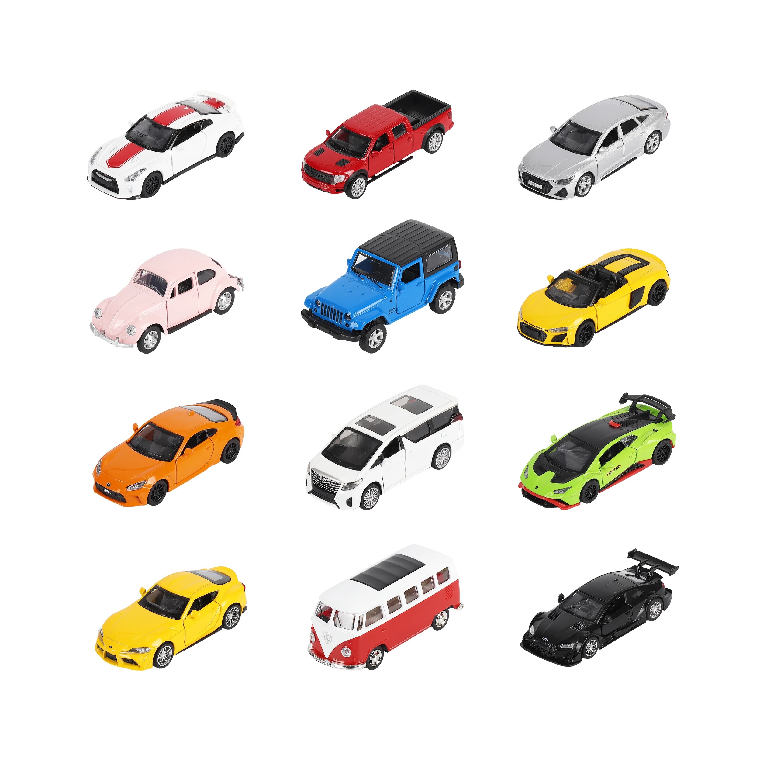 2 Metal Speed Zone (MSZ) Die Cast Metal Street Series Scale Model Car - Assorted, 2 of 6