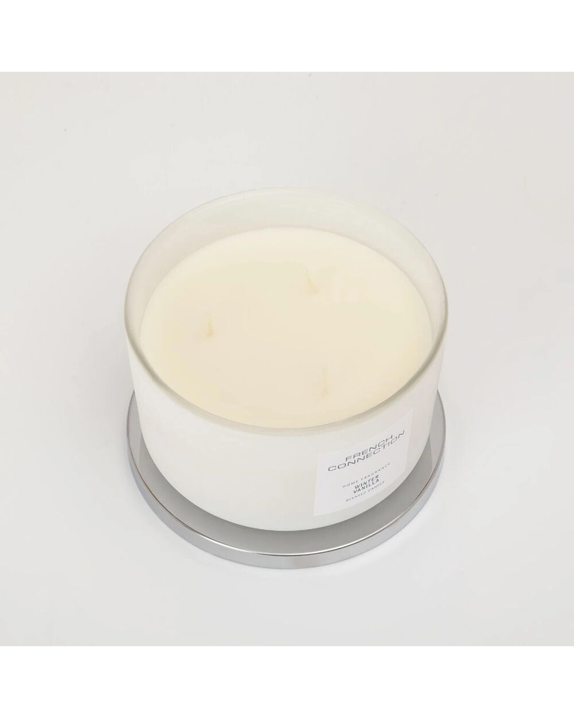 3 French Connection Winter Vanilla 3 Wick 33hr Large Candle 431g - White, 3 of 3