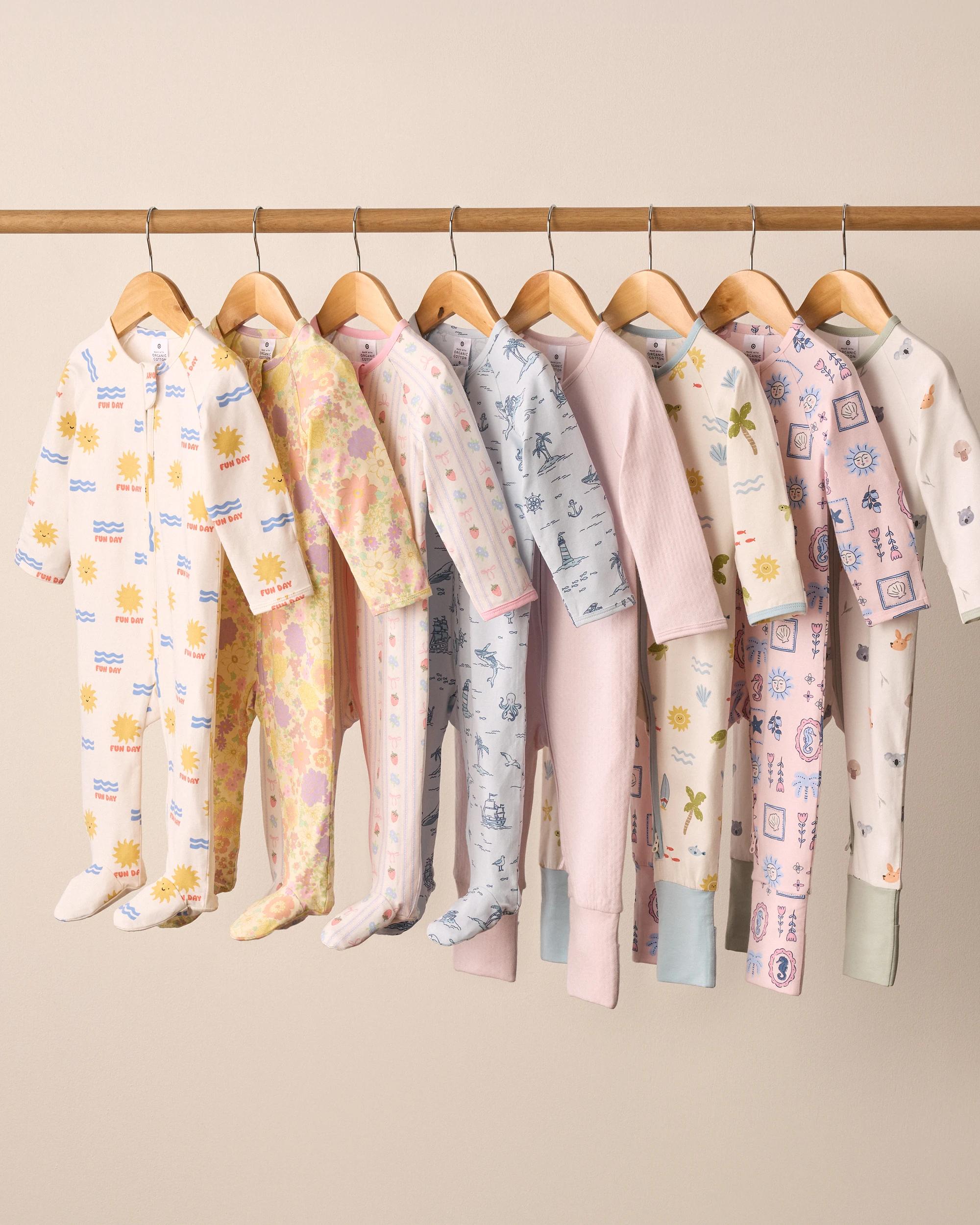 6 Target Baby Organic Cotton Zip Front Footless Coverall BALLETS SEA TILE, 6 of 6