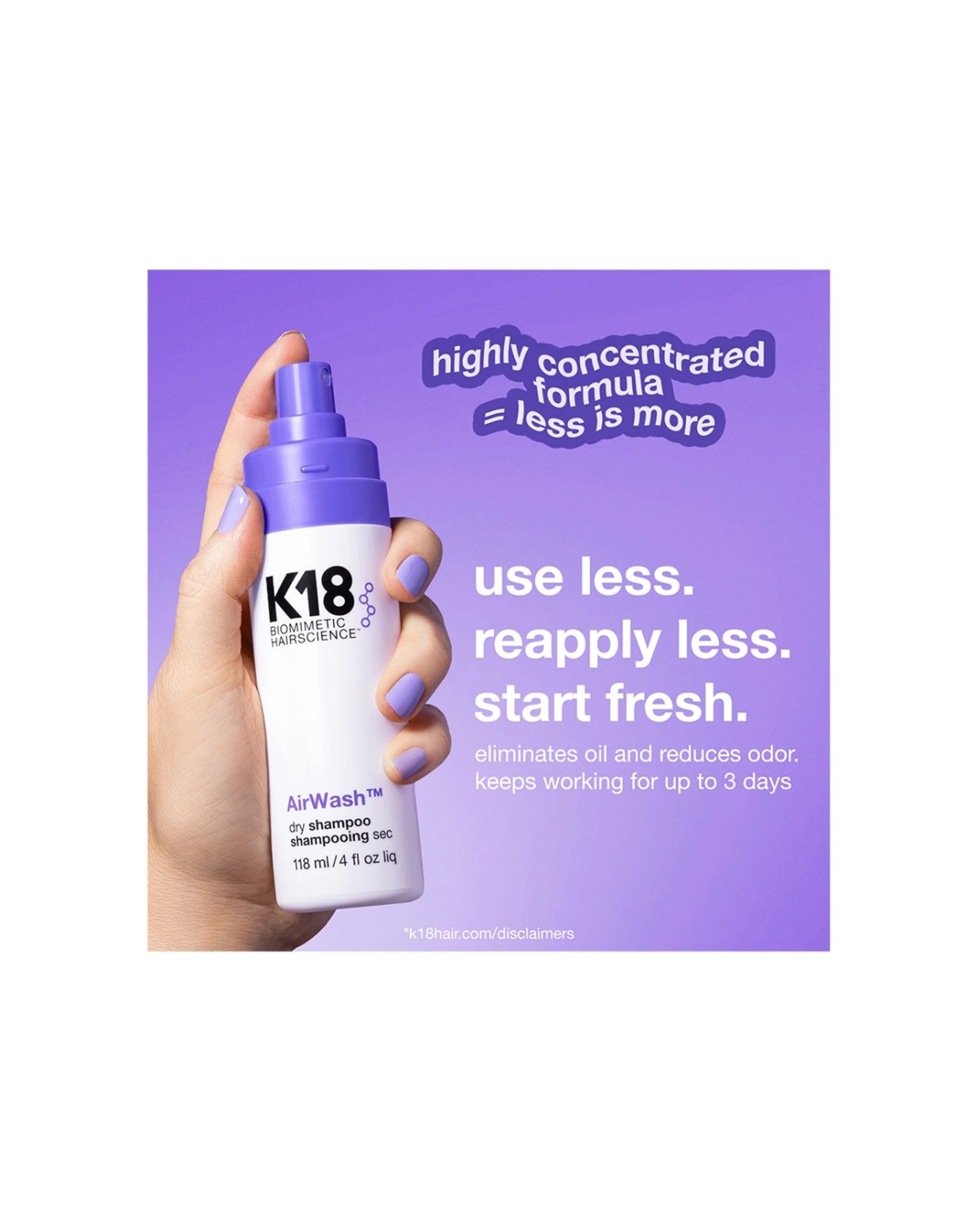 5 K18 Airwash Dry Shampoo 118ml, 5 of 9