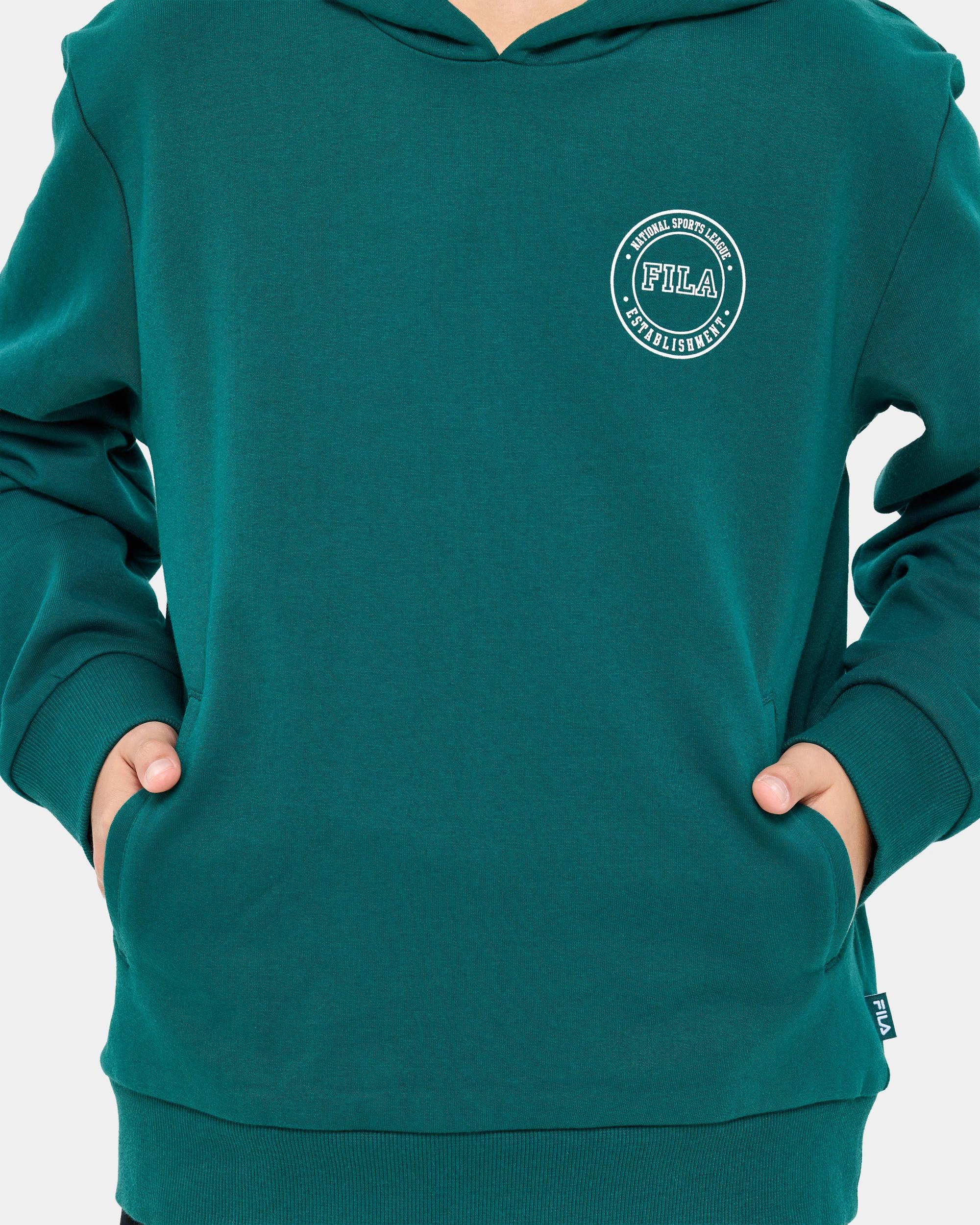 7 Fila Grove Popover Hoodie GREEN, 7 of 7
