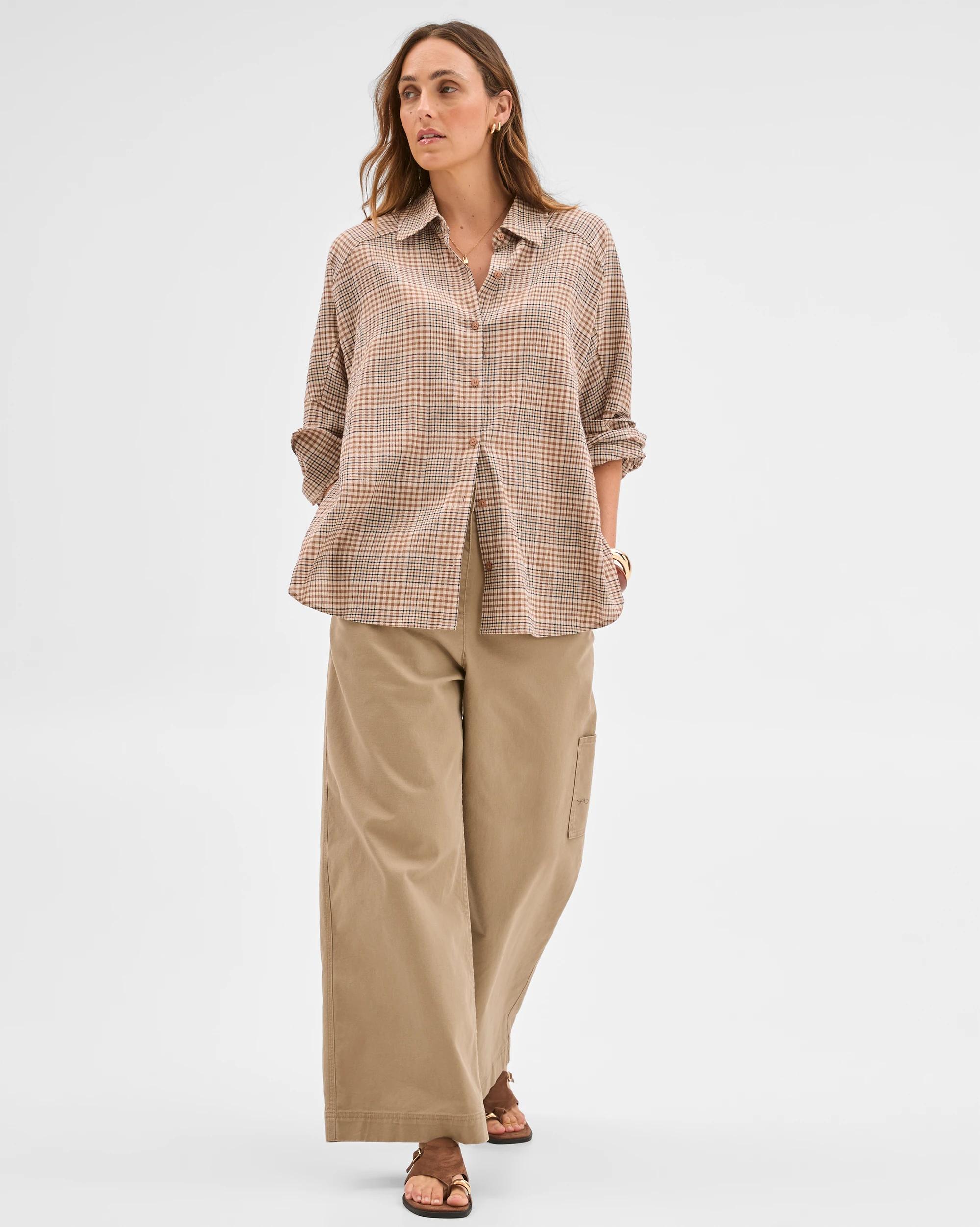 1 Target Woman Australian Cotton Full Length Carpenter Pants LEAD GREY, 1 of 8