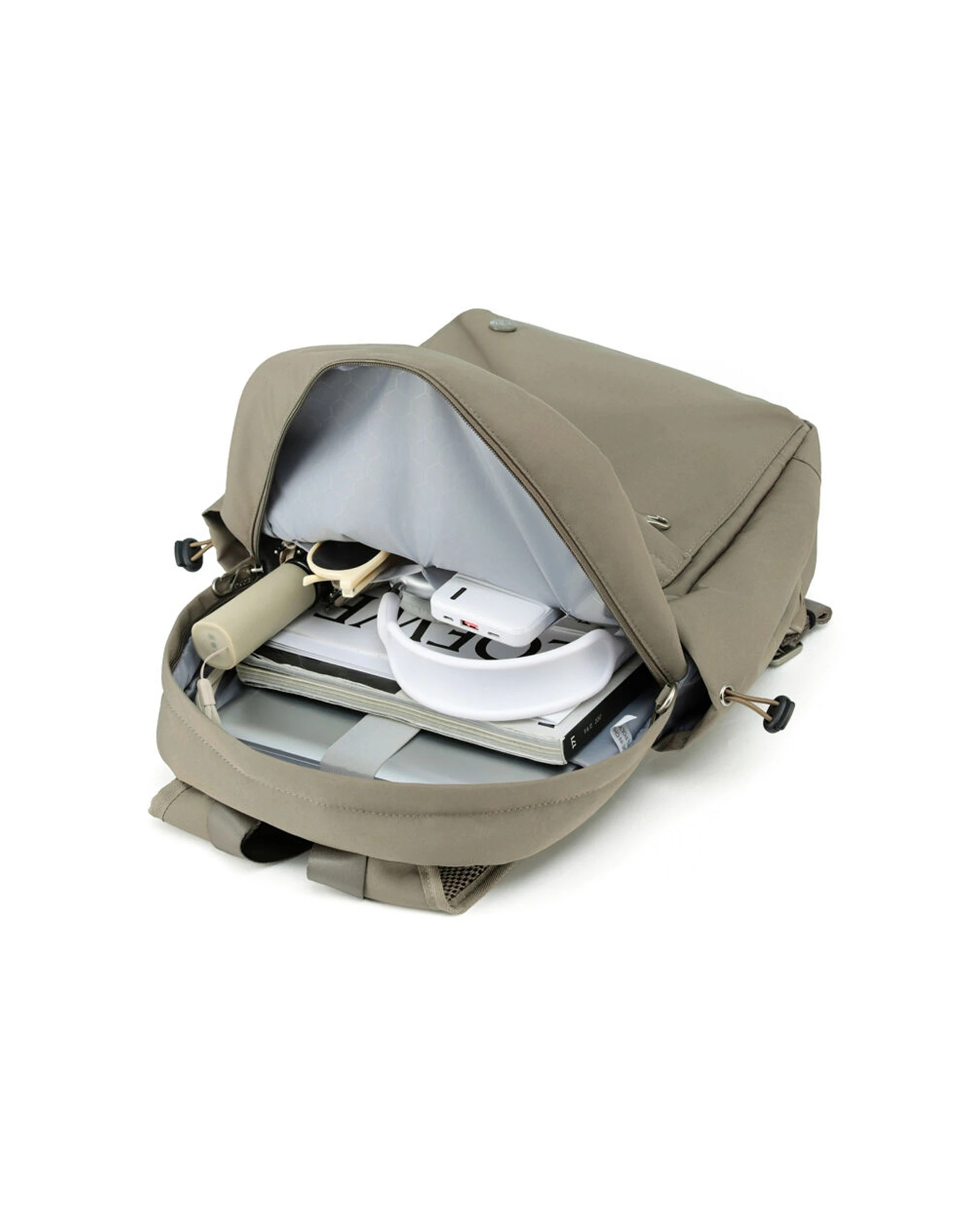 3 Tosca Anti-Theft Rfid Blocking Travel Backpack - Beige, 3 of 3